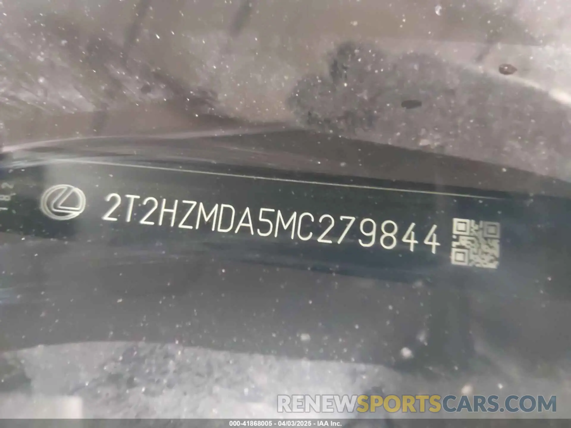9 fotografías del automóvil dañado 2T2HZMDA5MC279844 LEXUS RX 350 2021