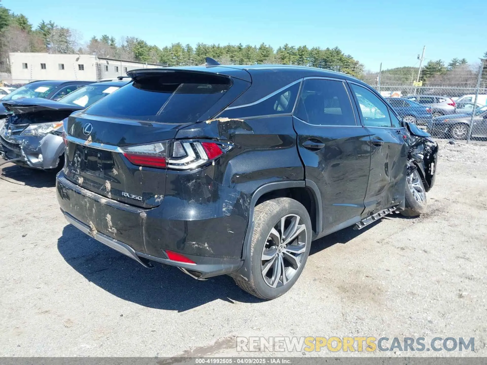 4 fotografías del automóvil dañado 2T2HZMDA6MC267282 LEXUS RX 350 2021