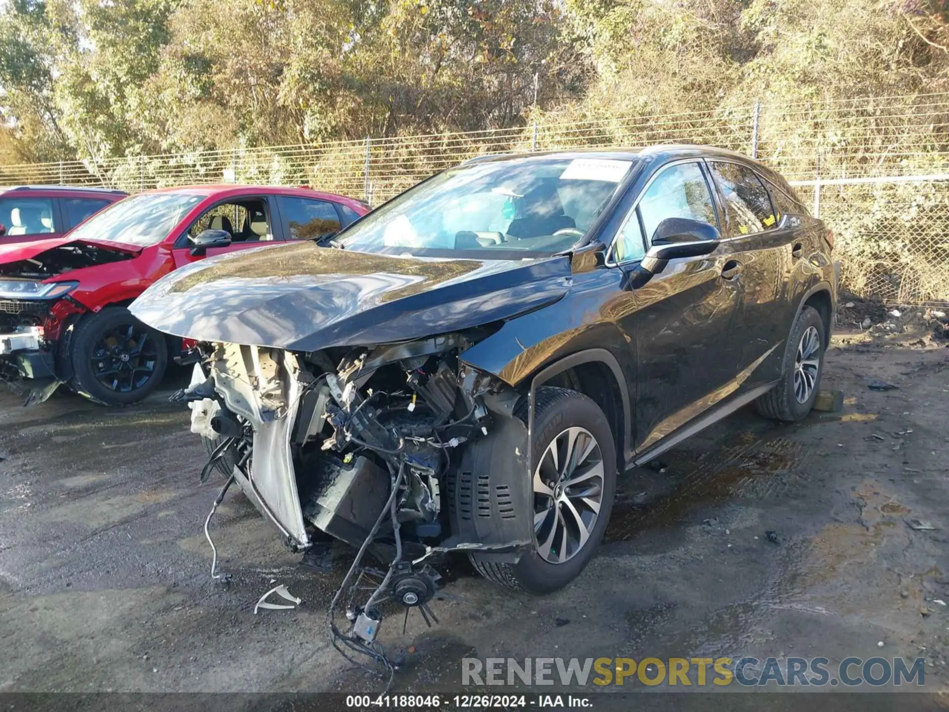 2 fotografías del automóvil dañado 2T2HZMDA8MC306163 LEXUS RX 350 2021