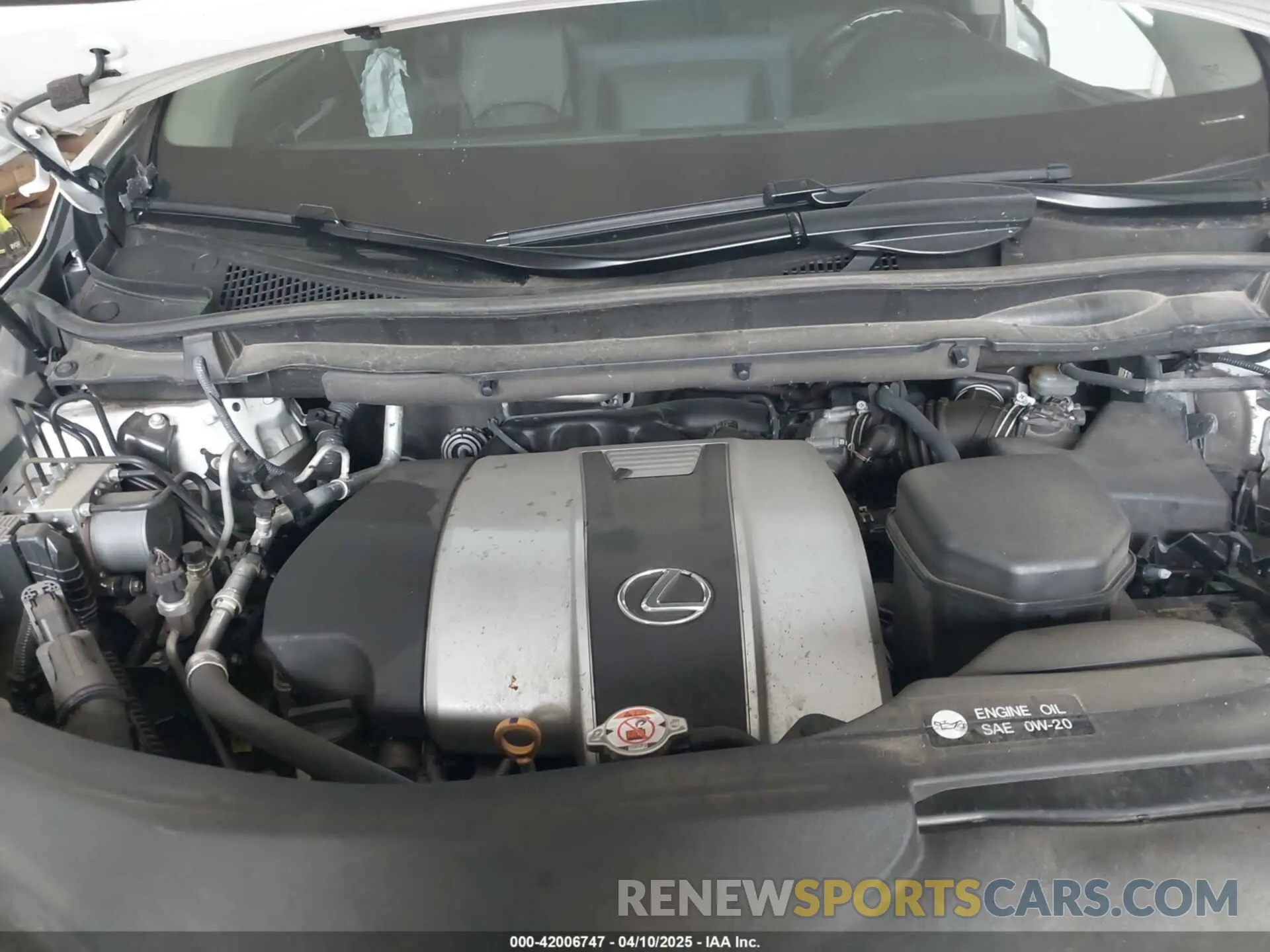 10 fotografías del automóvil dañado 2T2JZMDA0MC295323 LEXUS RX 350 2021