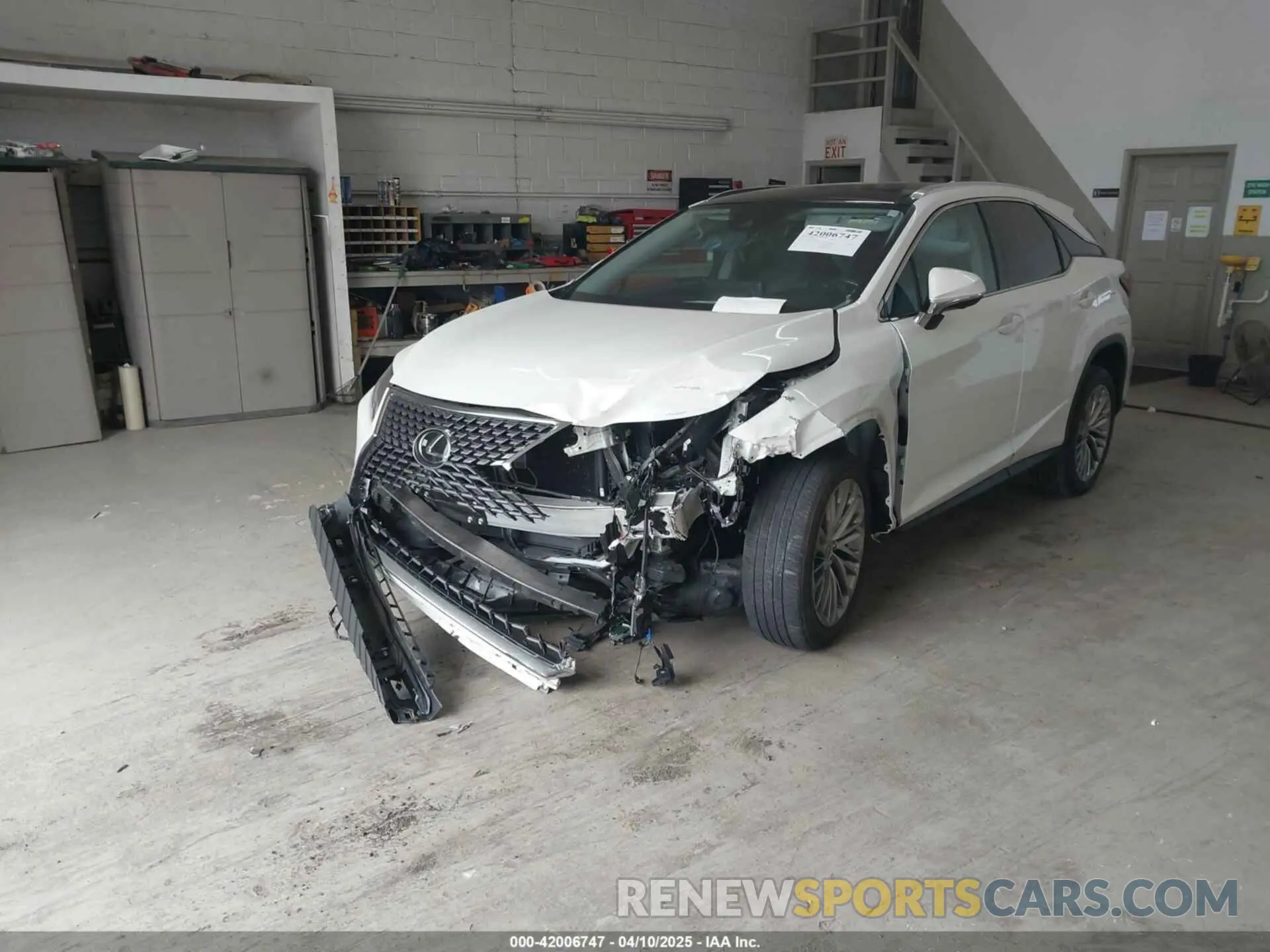 2 fotografías del automóvil dañado 2T2JZMDA0MC295323 LEXUS RX 350 2021
