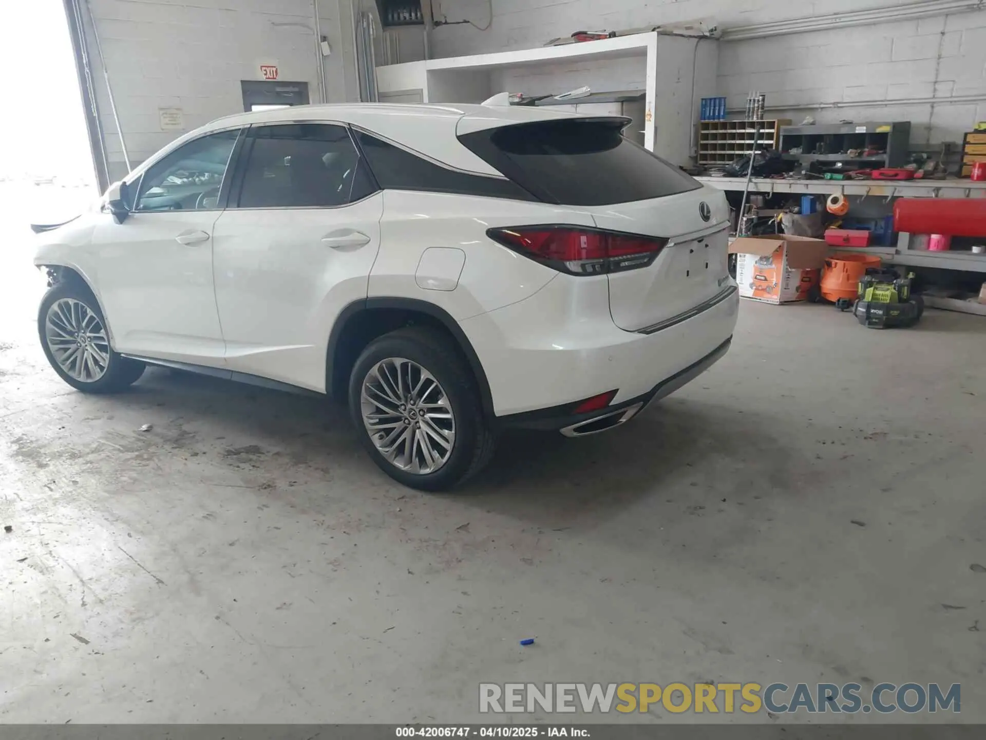 3 fotografías del automóvil dañado 2T2JZMDA0MC295323 LEXUS RX 350 2021
