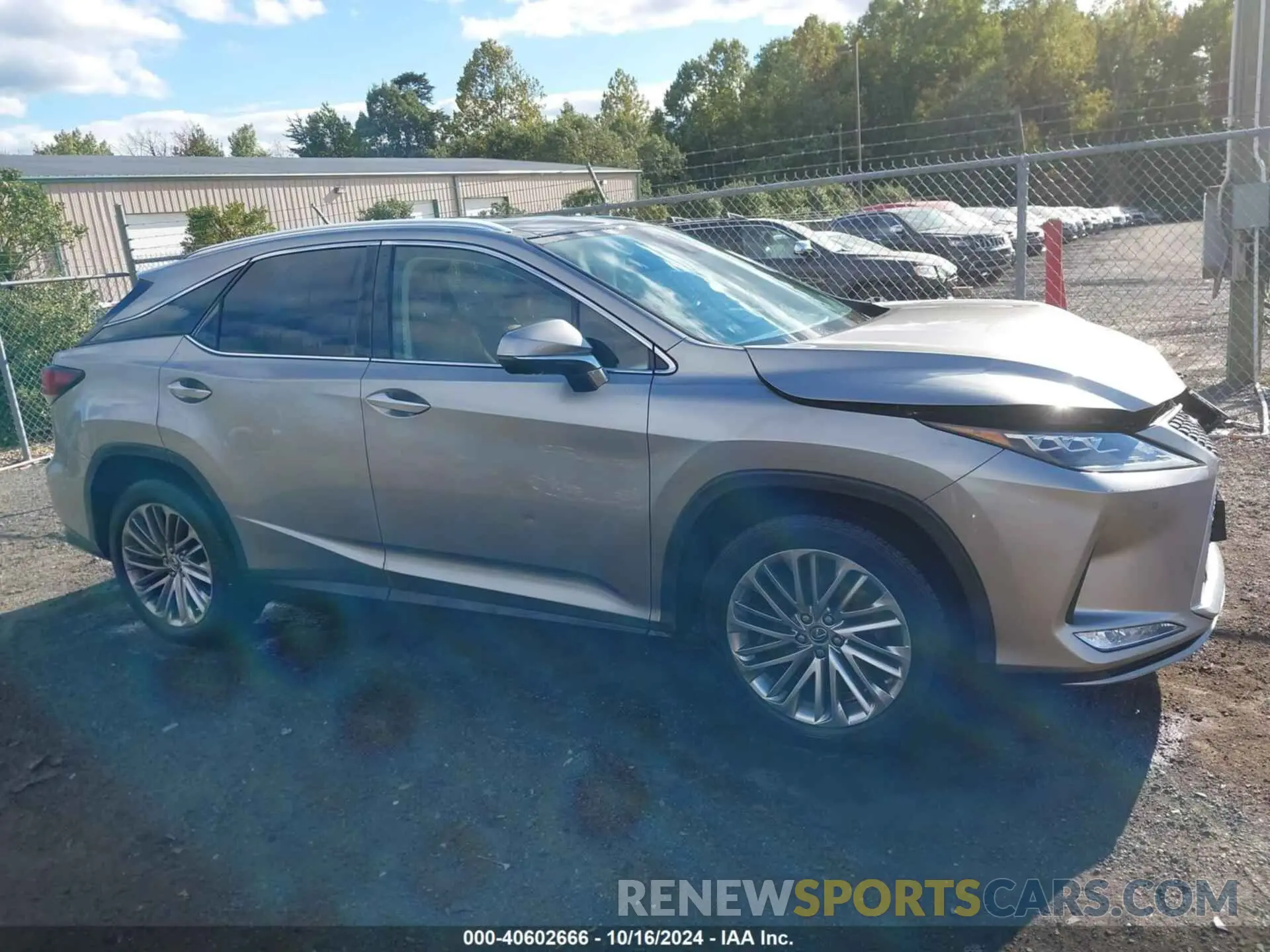 13 fotografías del automóvil dañado 2T2JZMDA7MC296002 LEXUS RX 350 2021