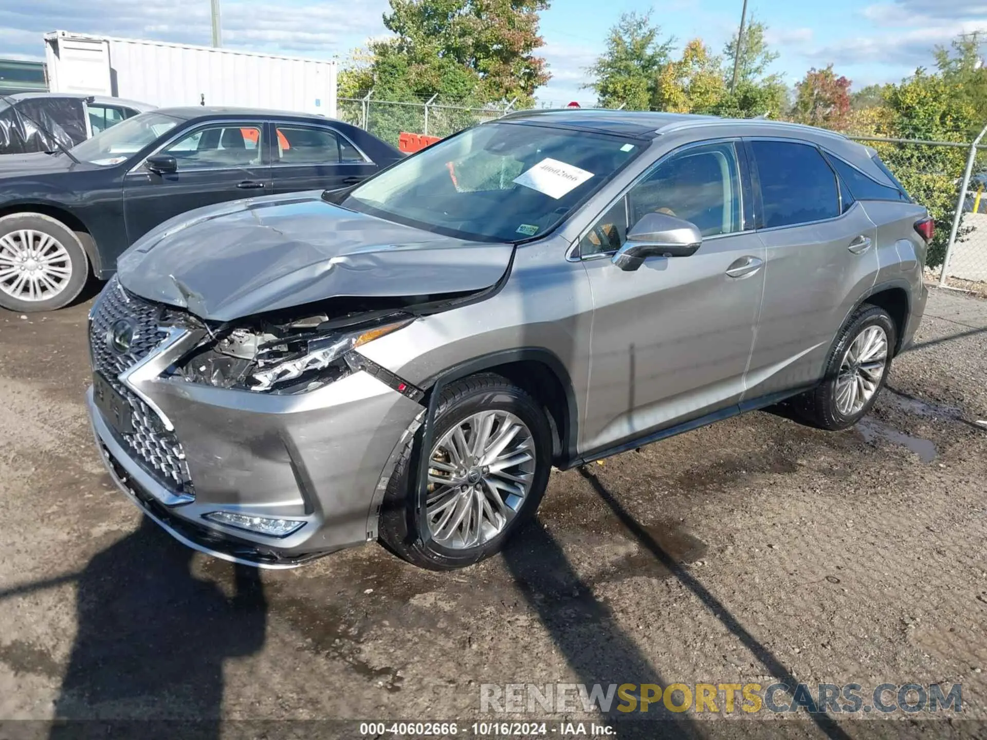 2 fotografías del automóvil dañado 2T2JZMDA7MC296002 LEXUS RX 350 2021