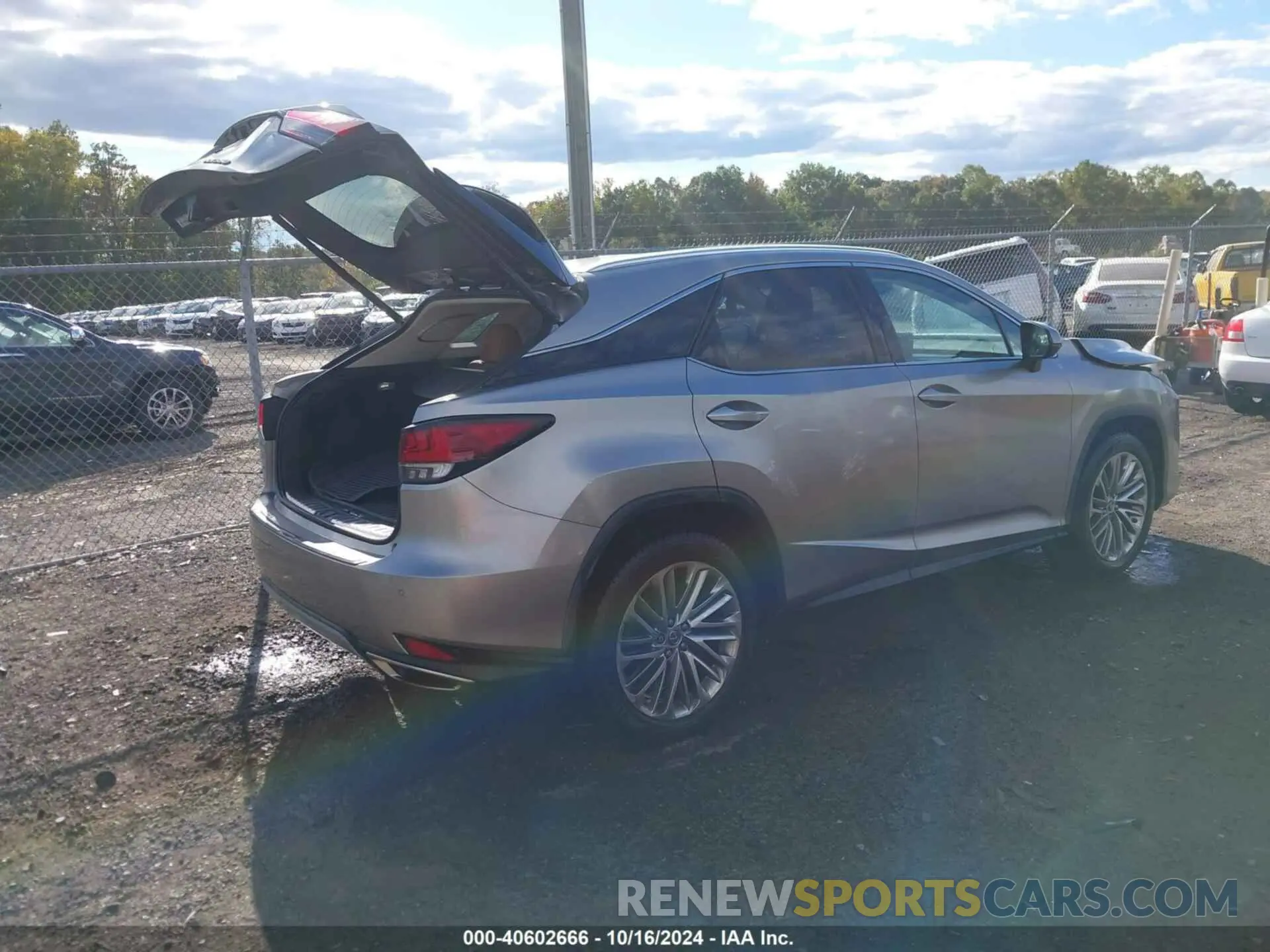 4 fotografías del automóvil dañado 2T2JZMDA7MC296002 LEXUS RX 350 2021