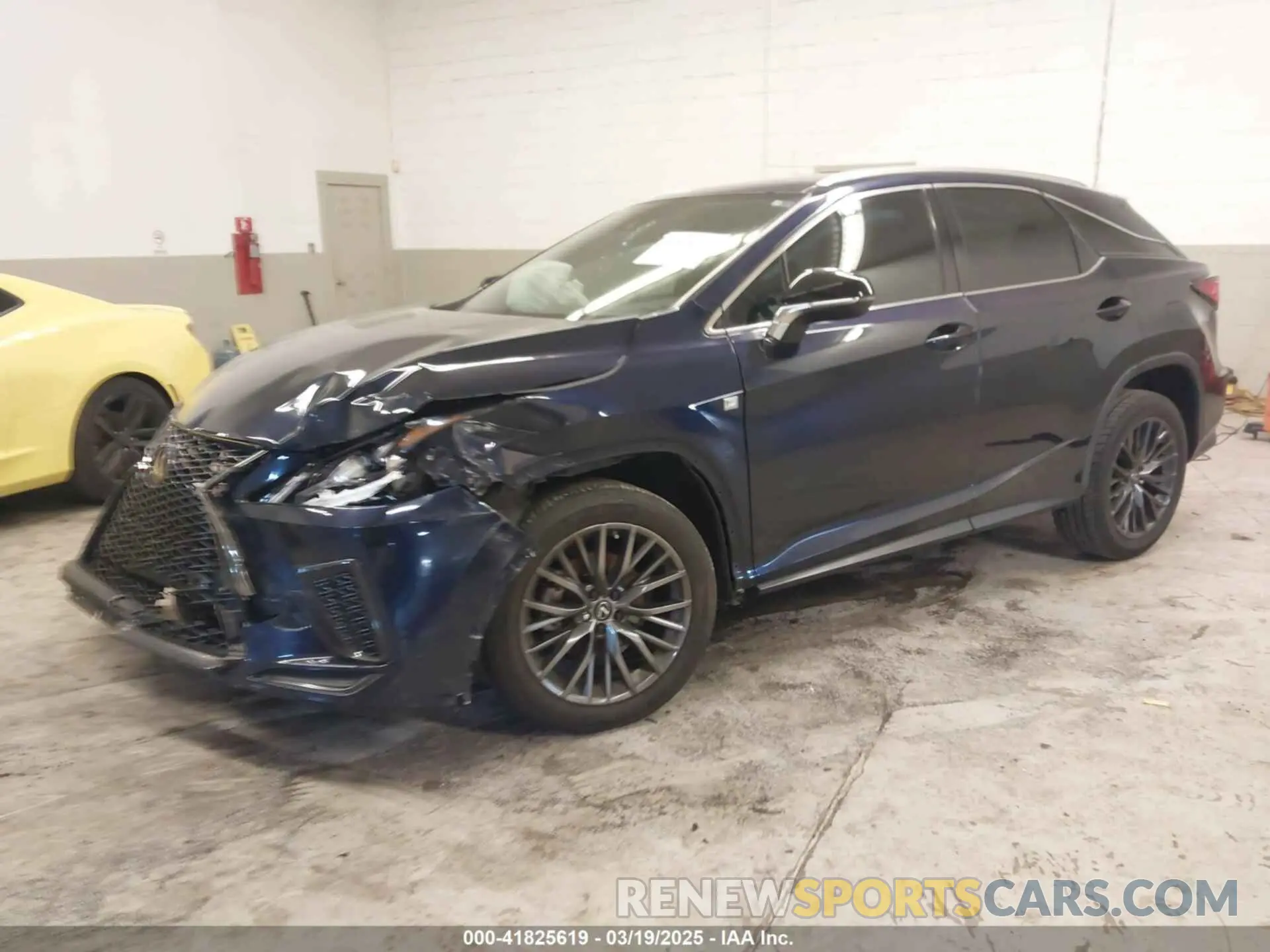 2 fotografías del automóvil dañado 2T2SZMDA6MC293404 LEXUS RX 350 2021