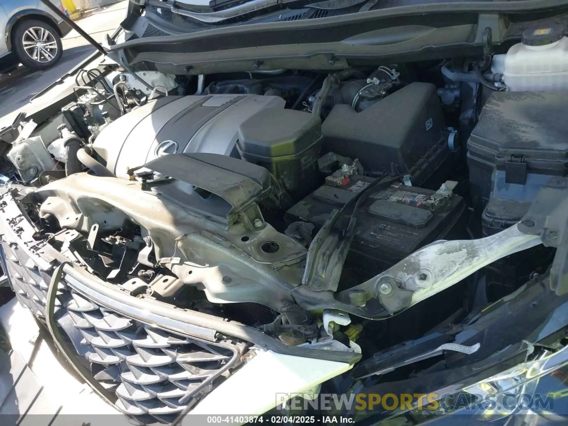 10 fotografías del automóvil dañado 2T2SZMDA8MC289158 LEXUS RX 350 2021