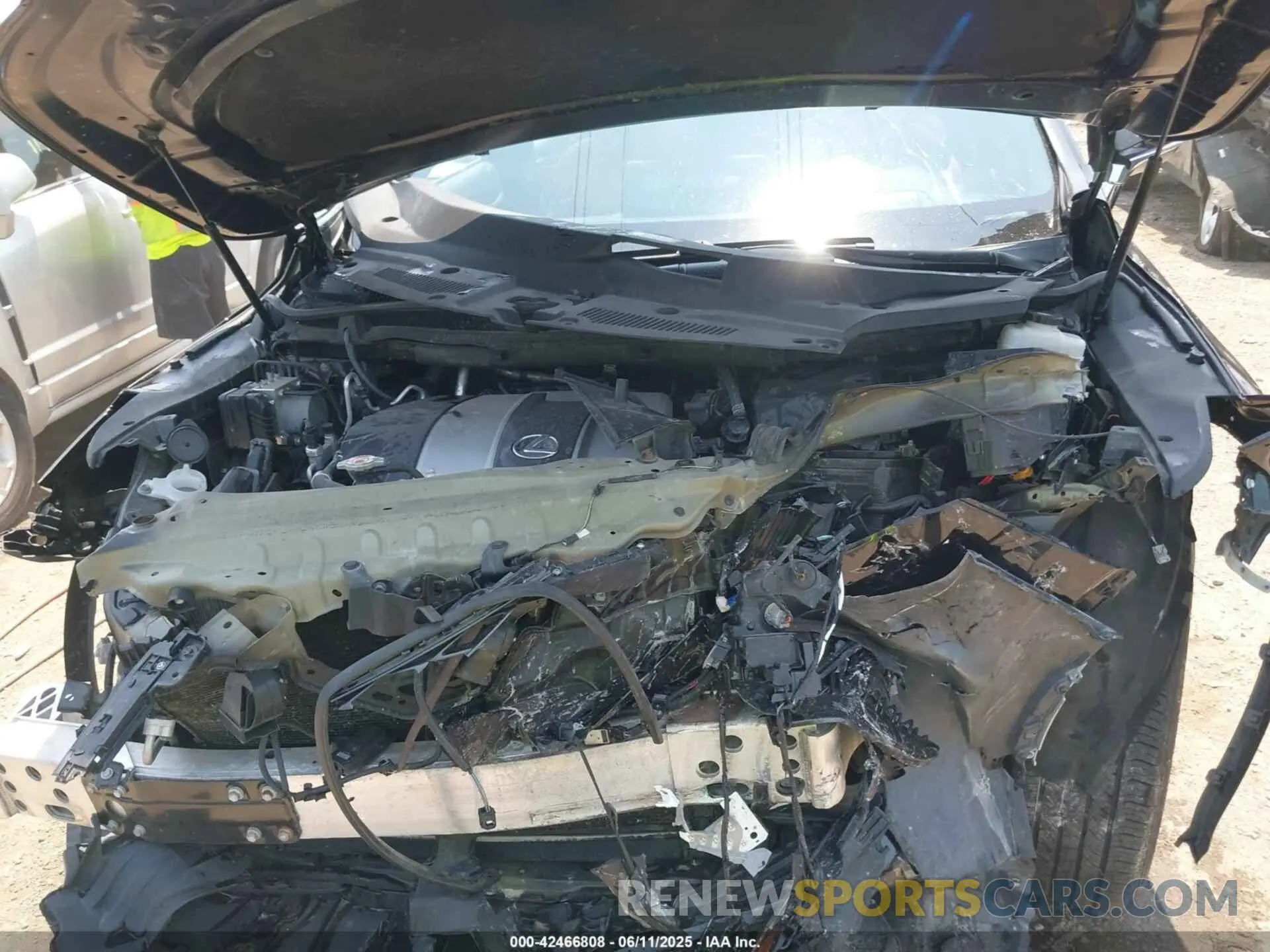10 fotografías del automóvil dañado 2T2SZMDAXMC308020 LEXUS RX 350 2021