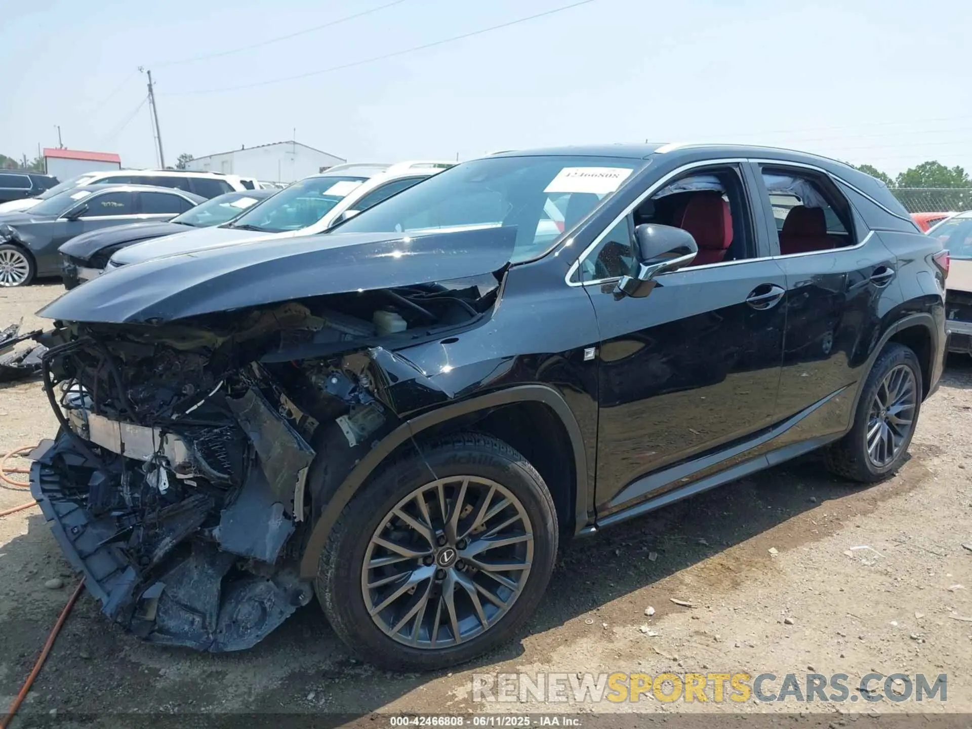 6 fotografías del automóvil dañado 2T2SZMDAXMC308020 LEXUS RX 350 2021