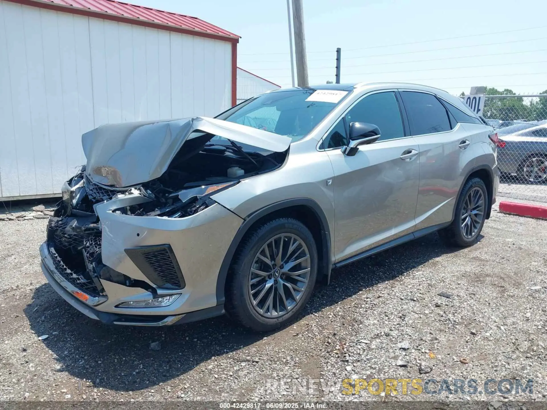 2 fotografías del automóvil dañado 2T2YZMDA5MC282968 LEXUS RX 350 2021