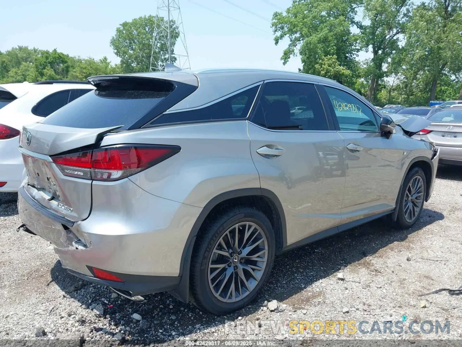 4 fotografías del automóvil dañado 2T2YZMDA5MC282968 LEXUS RX 350 2021