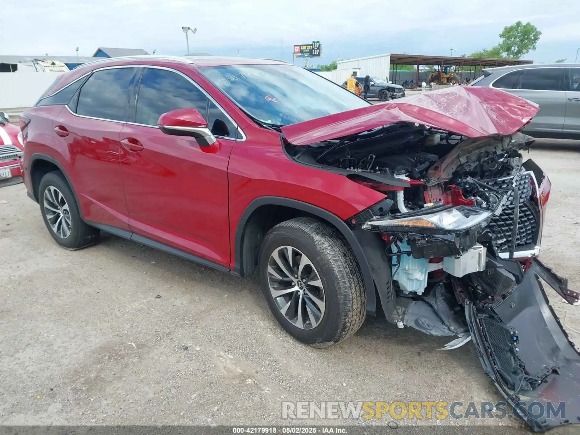 1 fotografías del automóvil dañado 2T2HZMAA0NC256932 LEXUS RX 350 2022