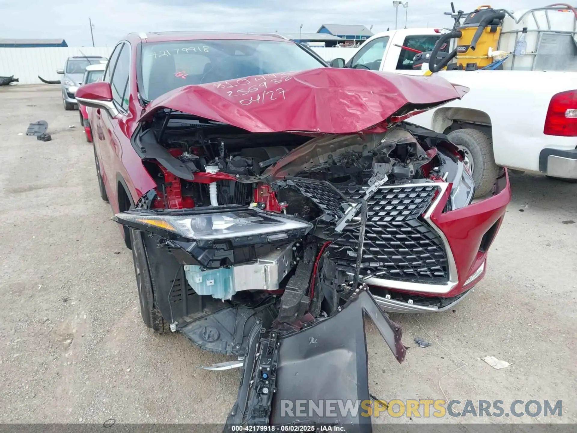 6 fotografías del automóvil dañado 2T2HZMAA0NC256932 LEXUS RX 350 2022