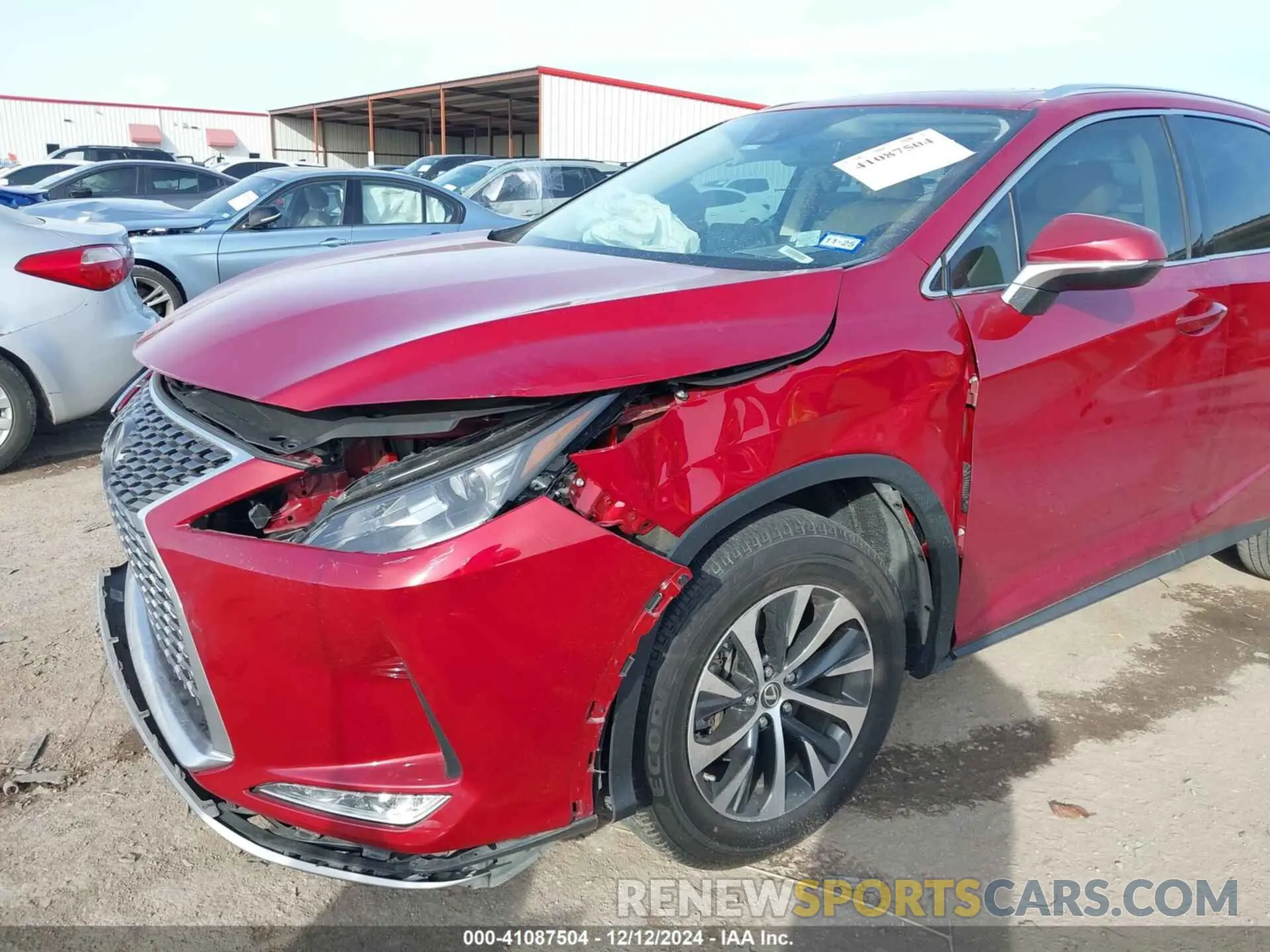 6 fotografías del automóvil dañado 2T2HZMAA3NC222600 LEXUS RX 350 2022