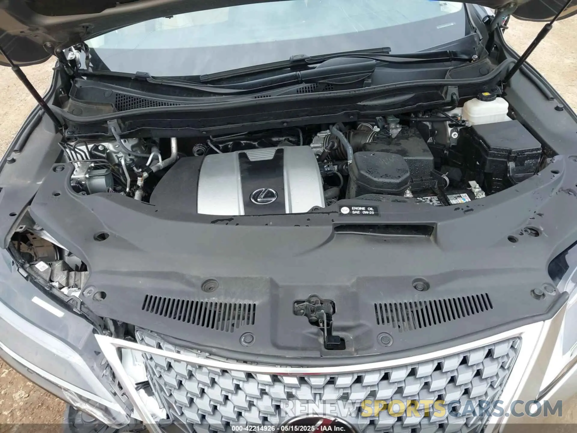 10 fotografías del automóvil dañado 2T2HZMAA5NC227037 LEXUS RX 350 2022