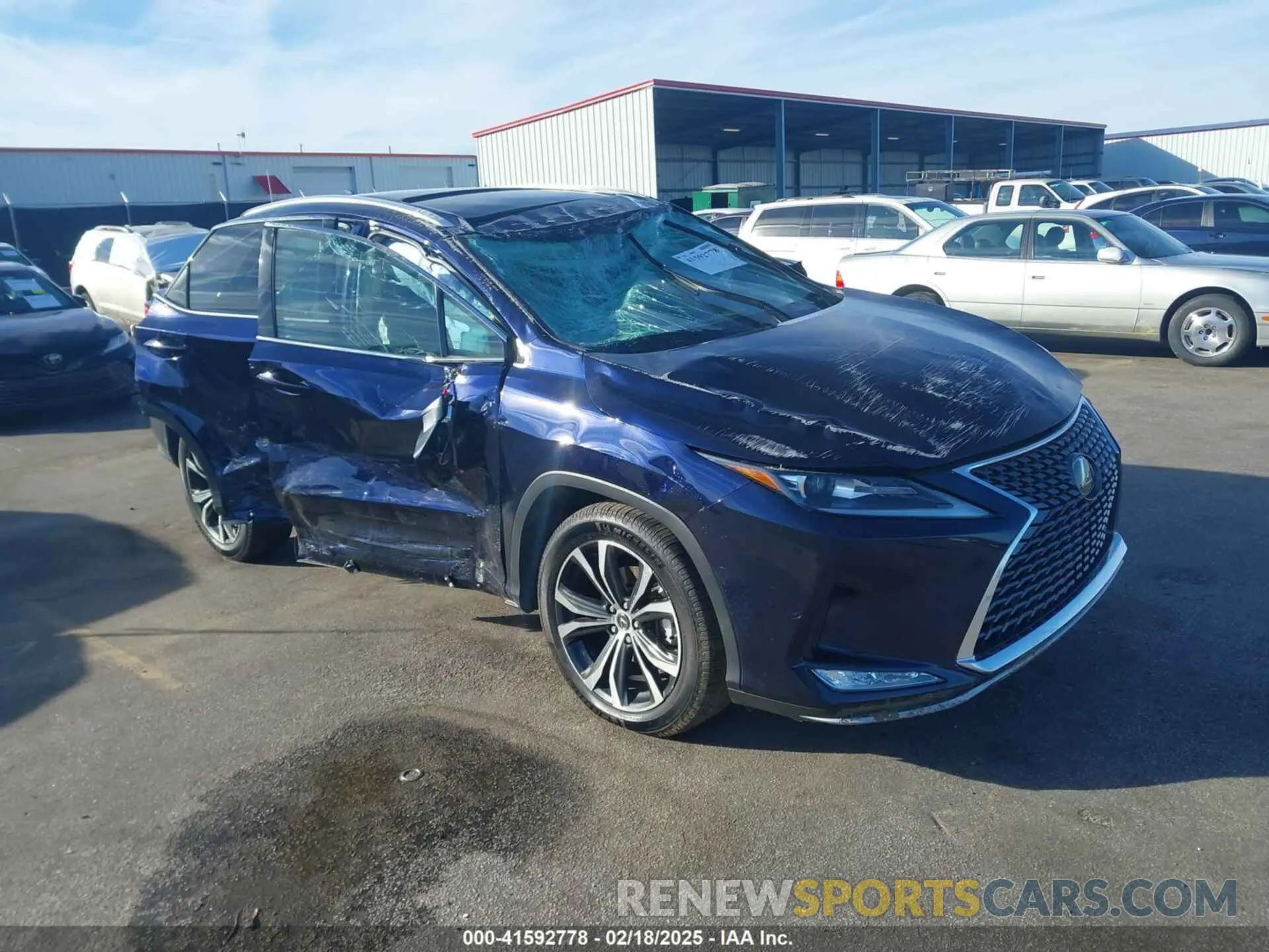 1 fotografías del automóvil dañado 2T2HZMAA6NC228908 LEXUS RX 350 2022