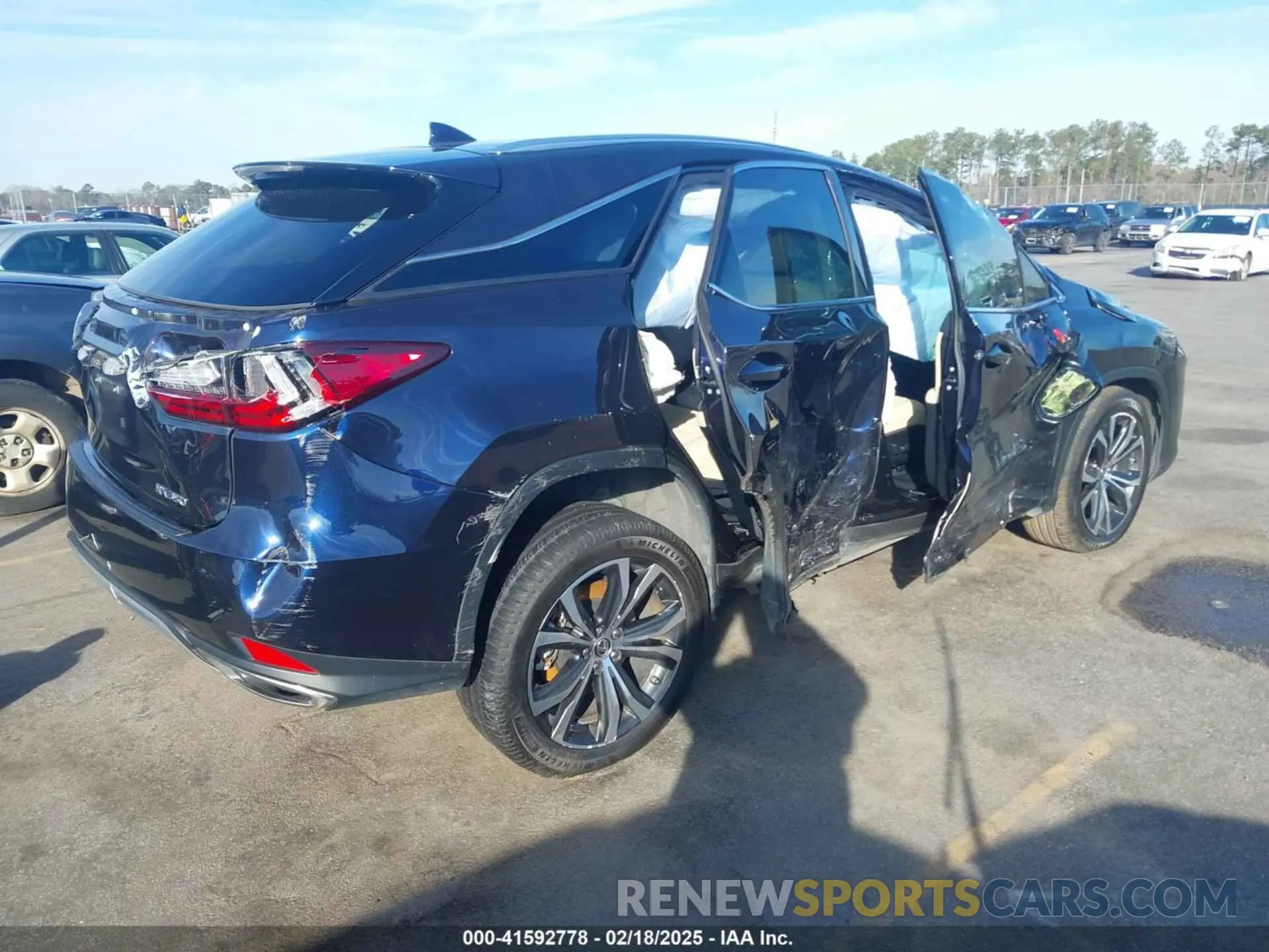 4 fotografías del automóvil dañado 2T2HZMAA6NC228908 LEXUS RX 350 2022