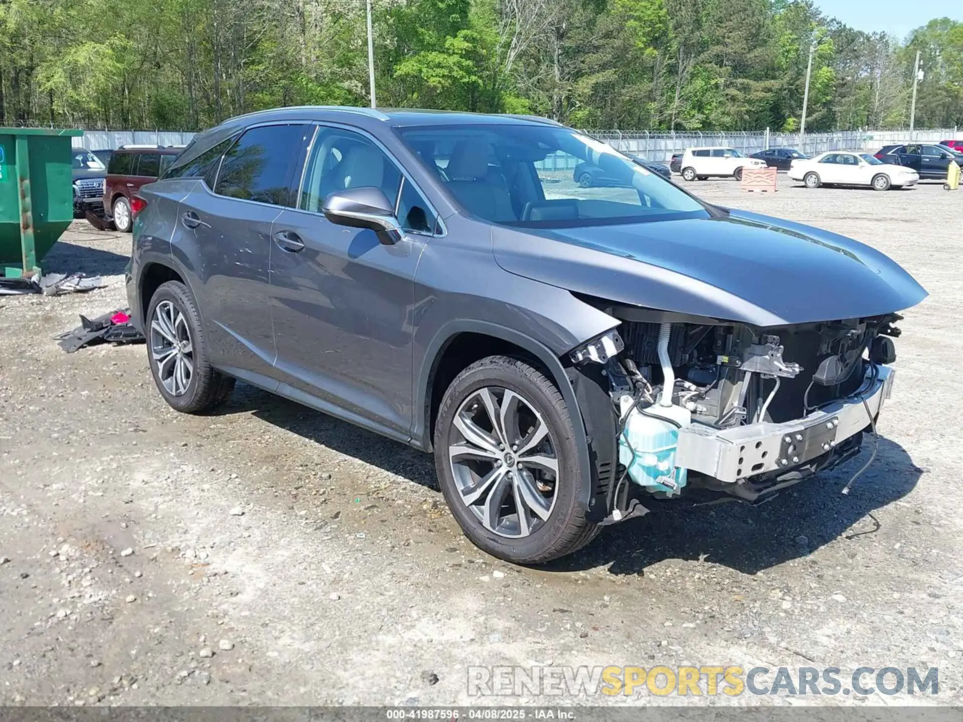 1 fotografías del automóvil dañado 2T2HZMAA6NC250441 LEXUS RX 350 2022