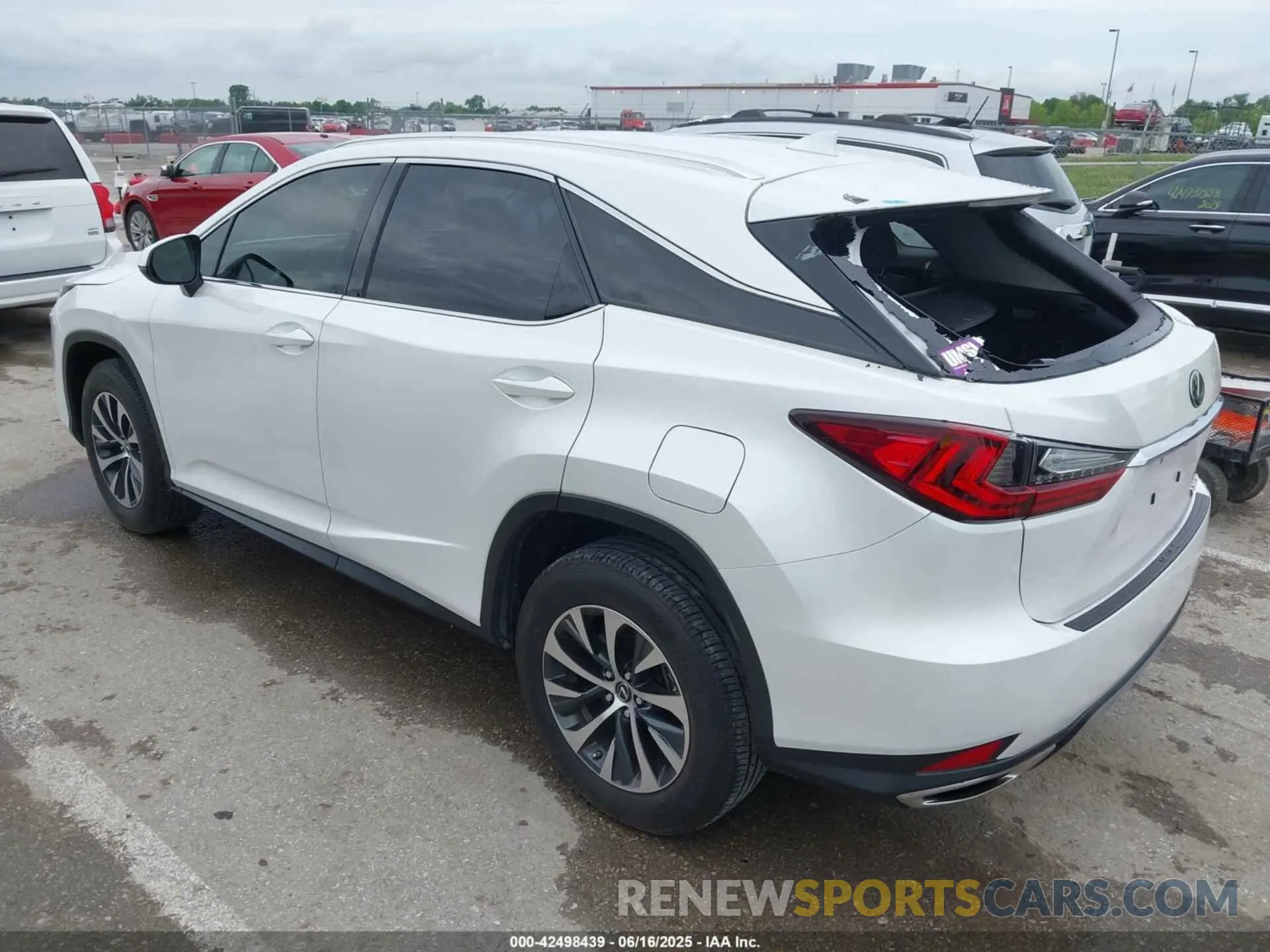 3 fotografías del automóvil dañado 2T2HZMAA6NC257406 LEXUS RX 350 2022