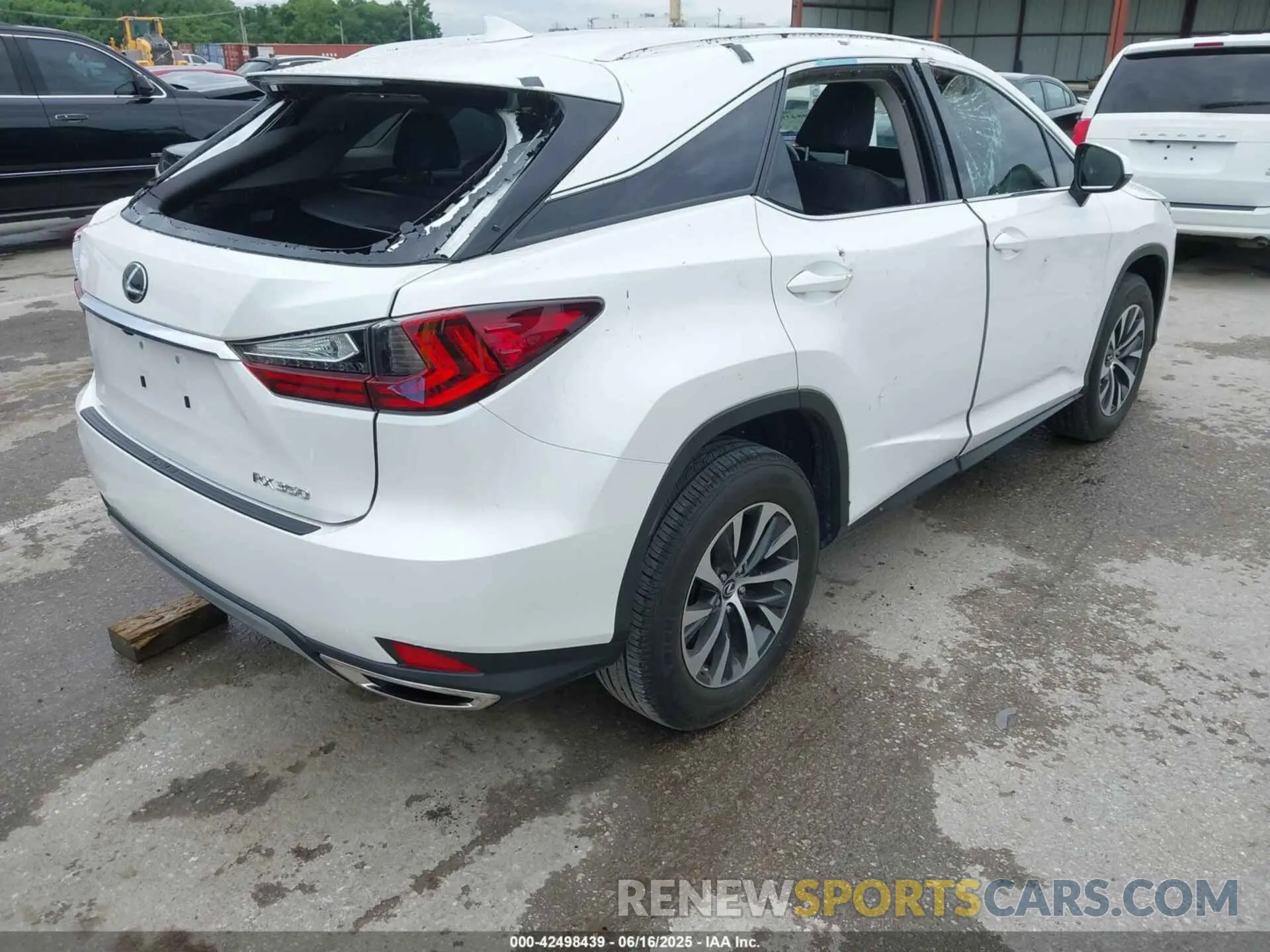 4 fotografías del automóvil dañado 2T2HZMAA6NC257406 LEXUS RX 350 2022