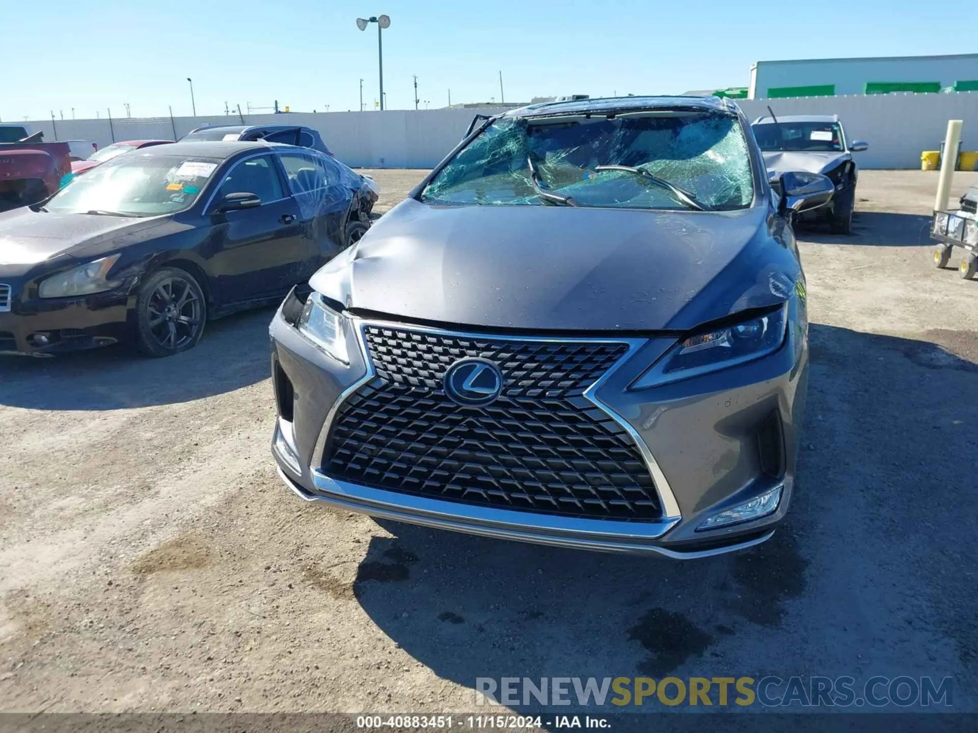 12 fotografías del automóvil dañado 2T2HZMAA8NC243202 LEXUS RX 350 2022