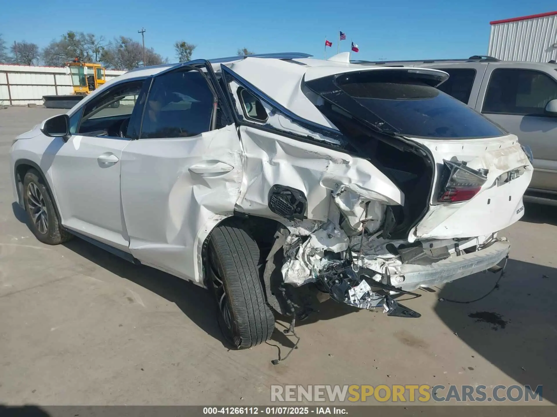 3 fotografías del automóvil dañado 2T2HZMAA9NC234752 LEXUS RX 350 2022