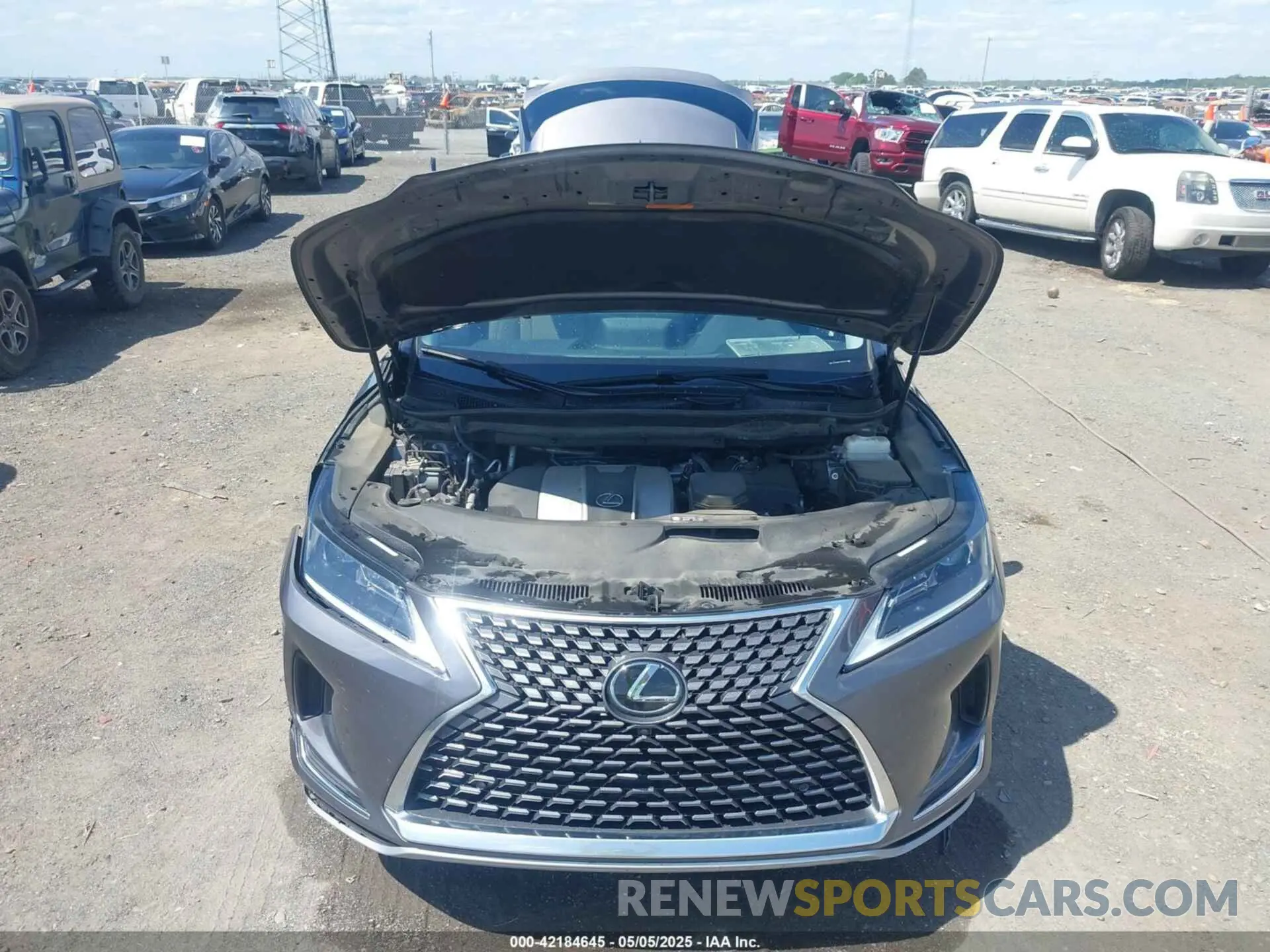 10 fotografías del automóvil dañado 2T2HZMDA1NC342374 LEXUS RX 350 2022