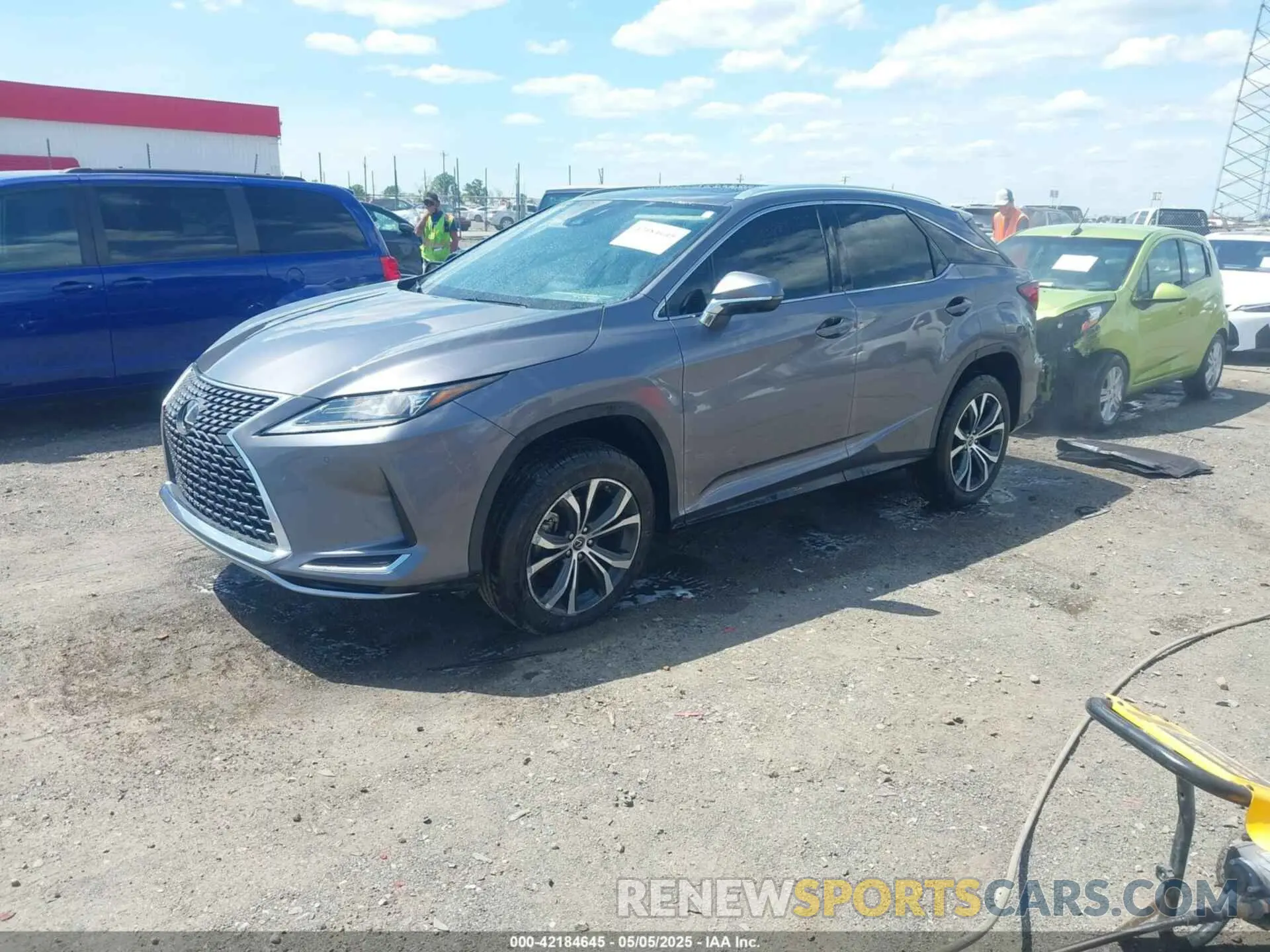 2 fotografías del automóvil dañado 2T2HZMDA1NC342374 LEXUS RX 350 2022