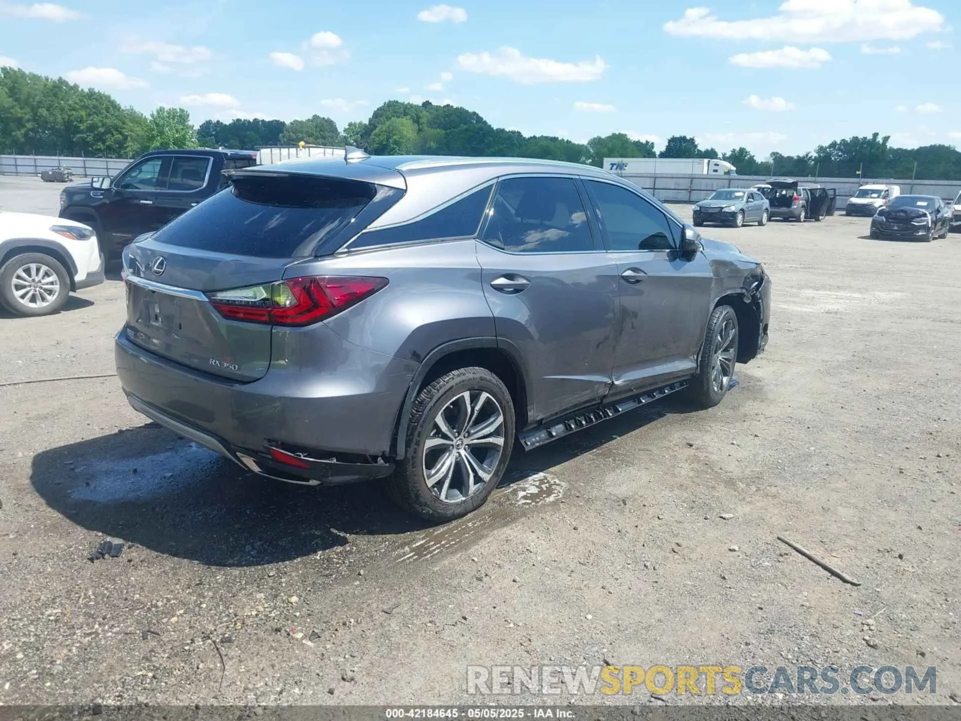 4 fotografías del automóvil dañado 2T2HZMDA1NC342374 LEXUS RX 350 2022