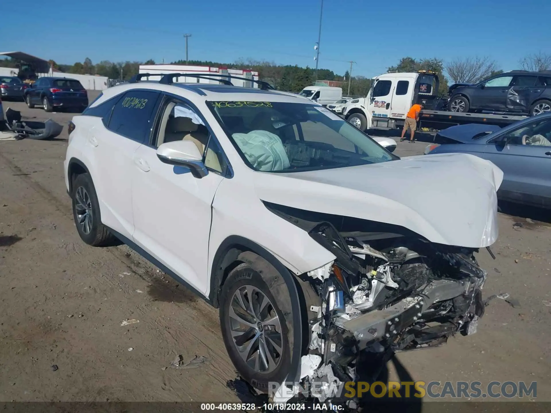 1 fotografías del automóvil dañado 2T2HZMDA2NC359345 LEXUS RX 350 2022