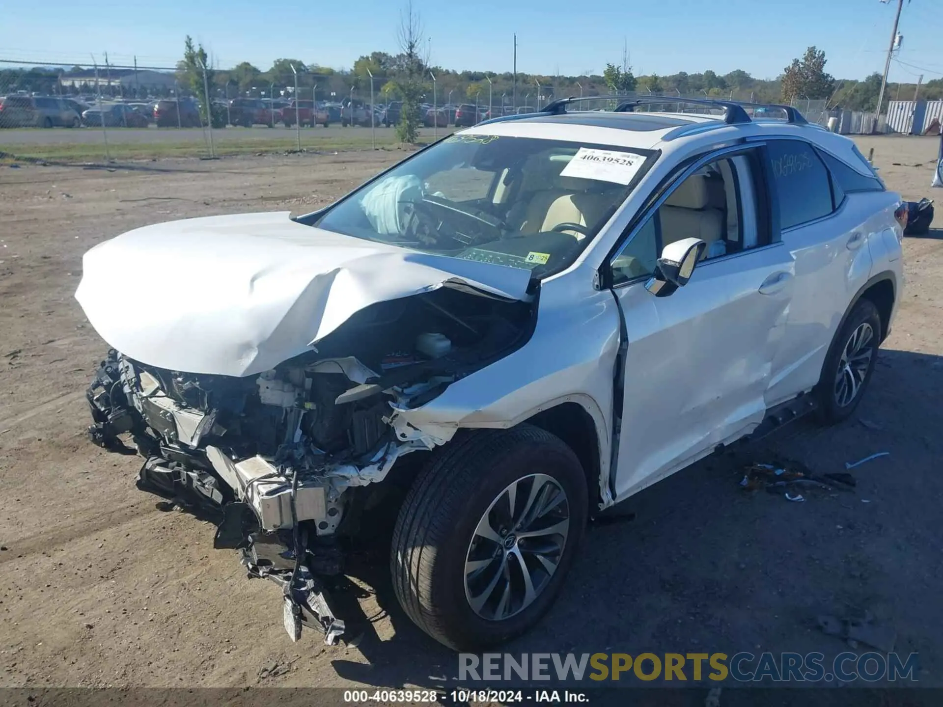 2 fotografías del automóvil dañado 2T2HZMDA2NC359345 LEXUS RX 350 2022