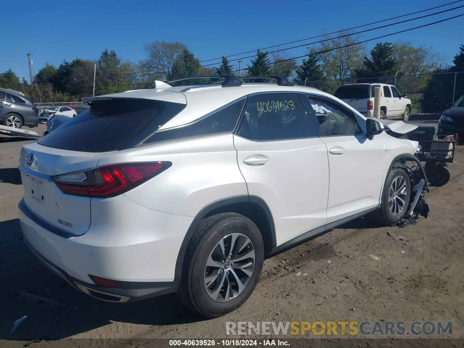 4 fotografías del automóvil dañado 2T2HZMDA2NC359345 LEXUS RX 350 2022