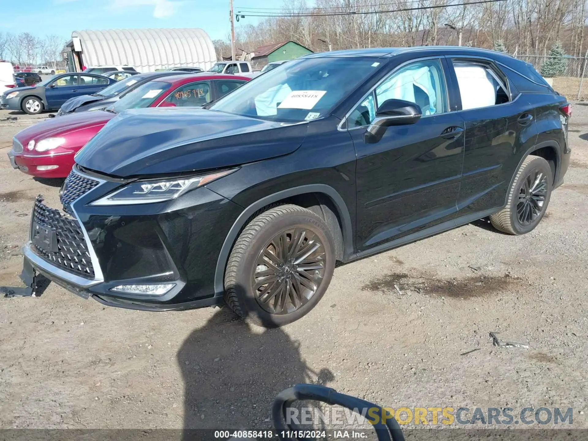 2 fotografías del automóvil dañado 2T2HZMDA3NC333305 LEXUS RX 350 2022