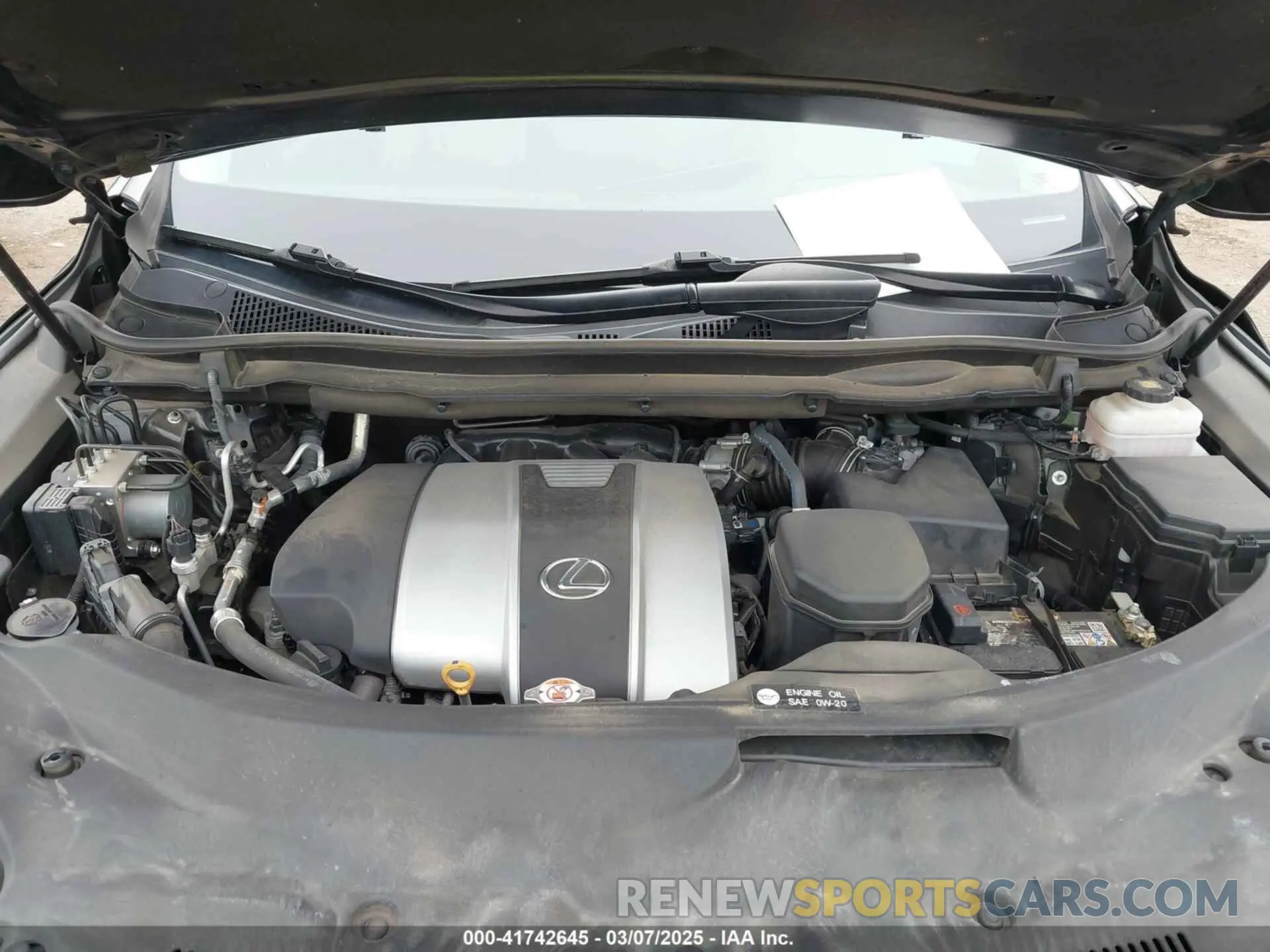 10 fotografías del automóvil dañado 2T2HZMDA5NC324380 LEXUS RX 350 2022