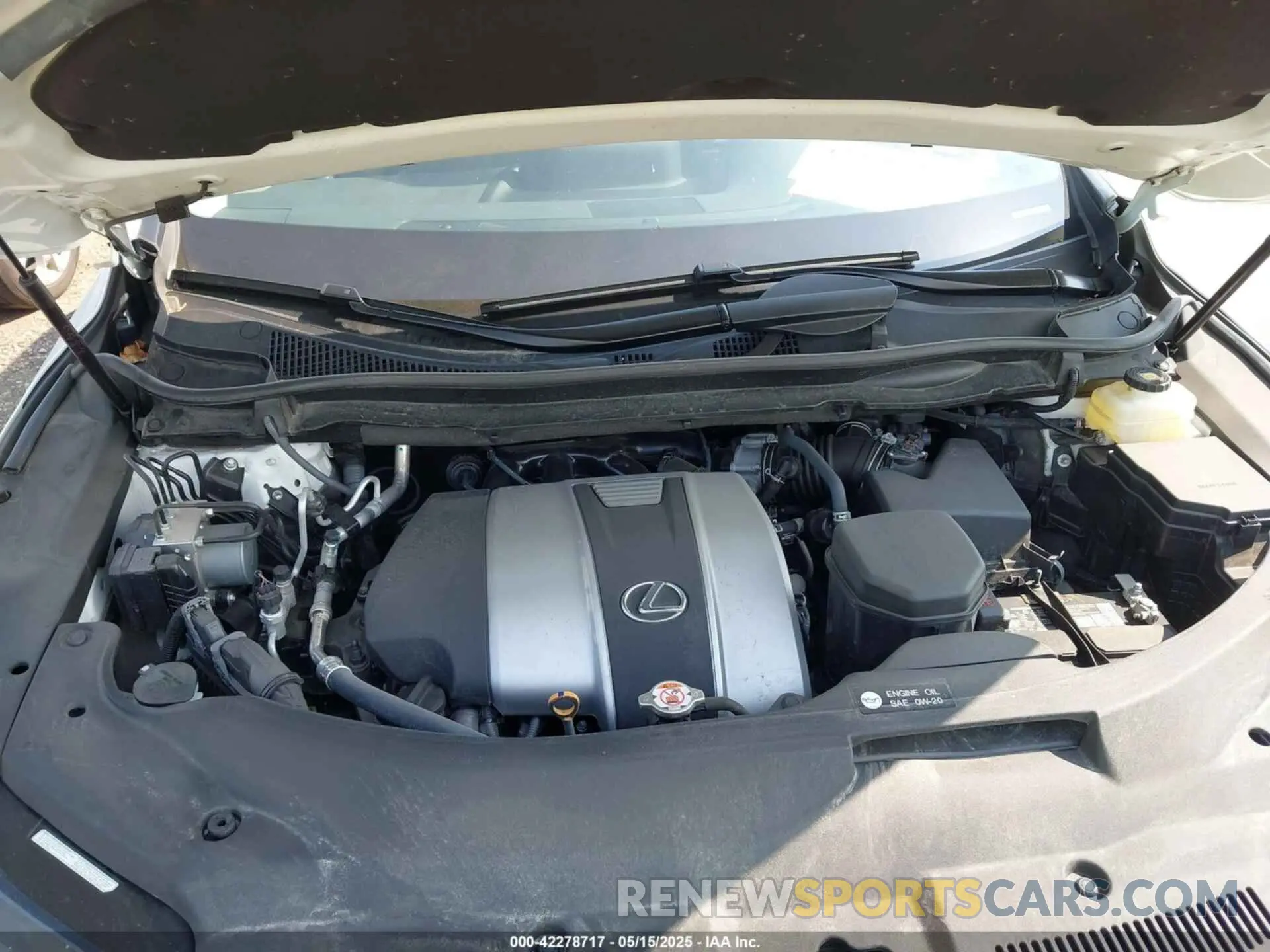 10 fotografías del automóvil dañado 2T2HZMDA5NC351692 LEXUS RX 350 2022