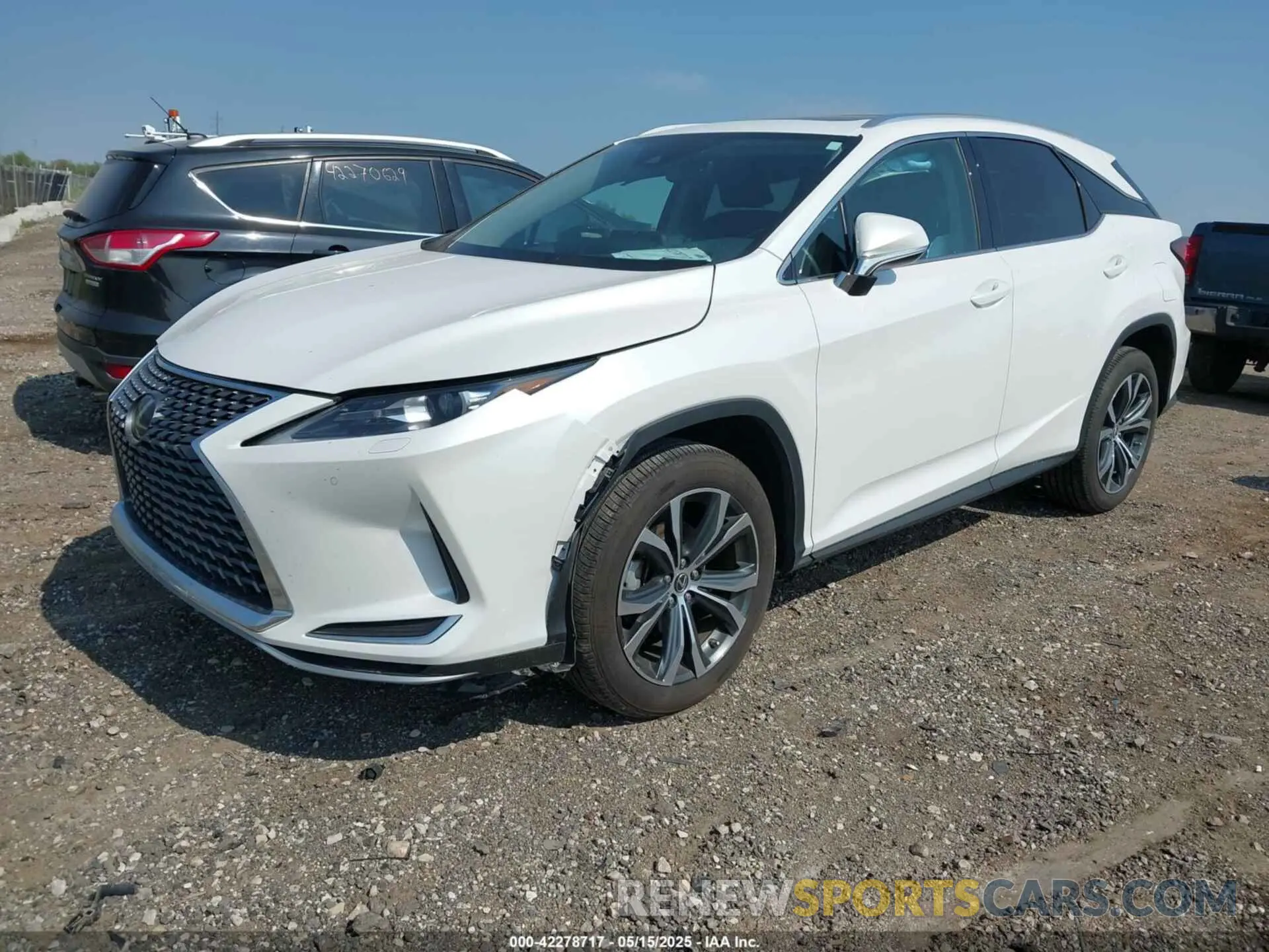 2 fotografías del automóvil dañado 2T2HZMDA5NC351692 LEXUS RX 350 2022