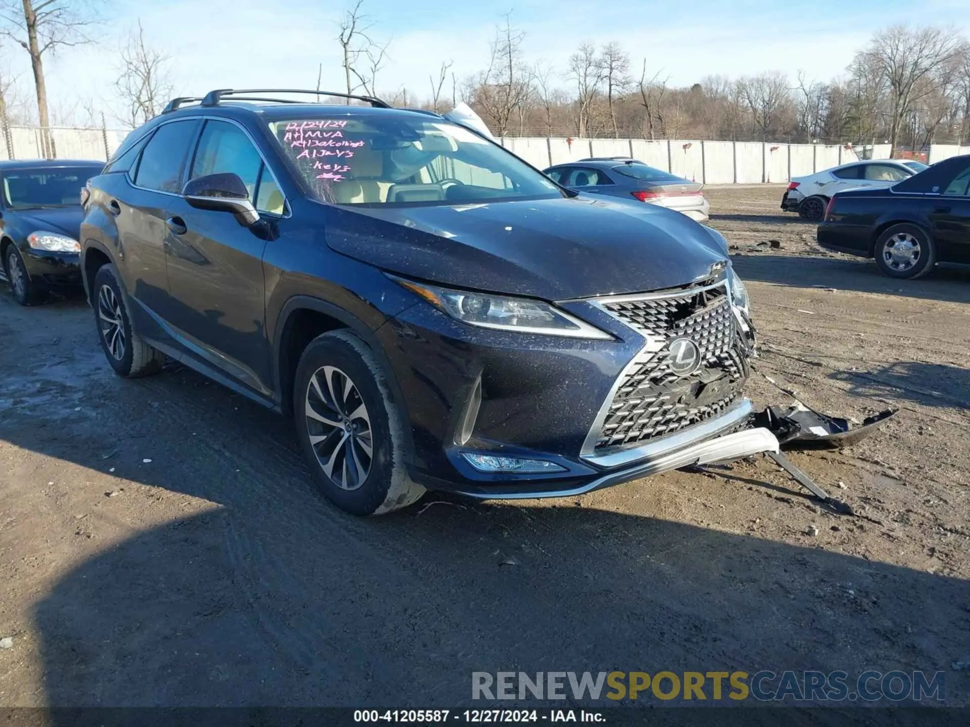 1 fotografías del automóvil dañado 2T2HZMDA7NC310819 LEXUS RX 350 2022