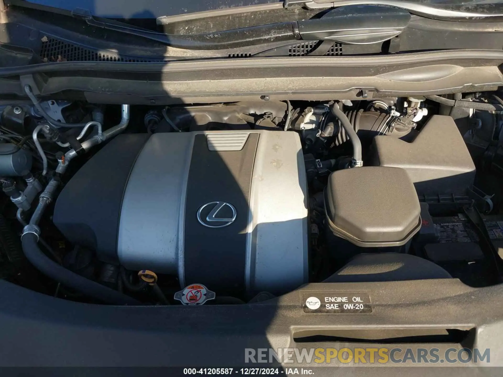 10 fotografías del automóvil dañado 2T2HZMDA7NC310819 LEXUS RX 350 2022