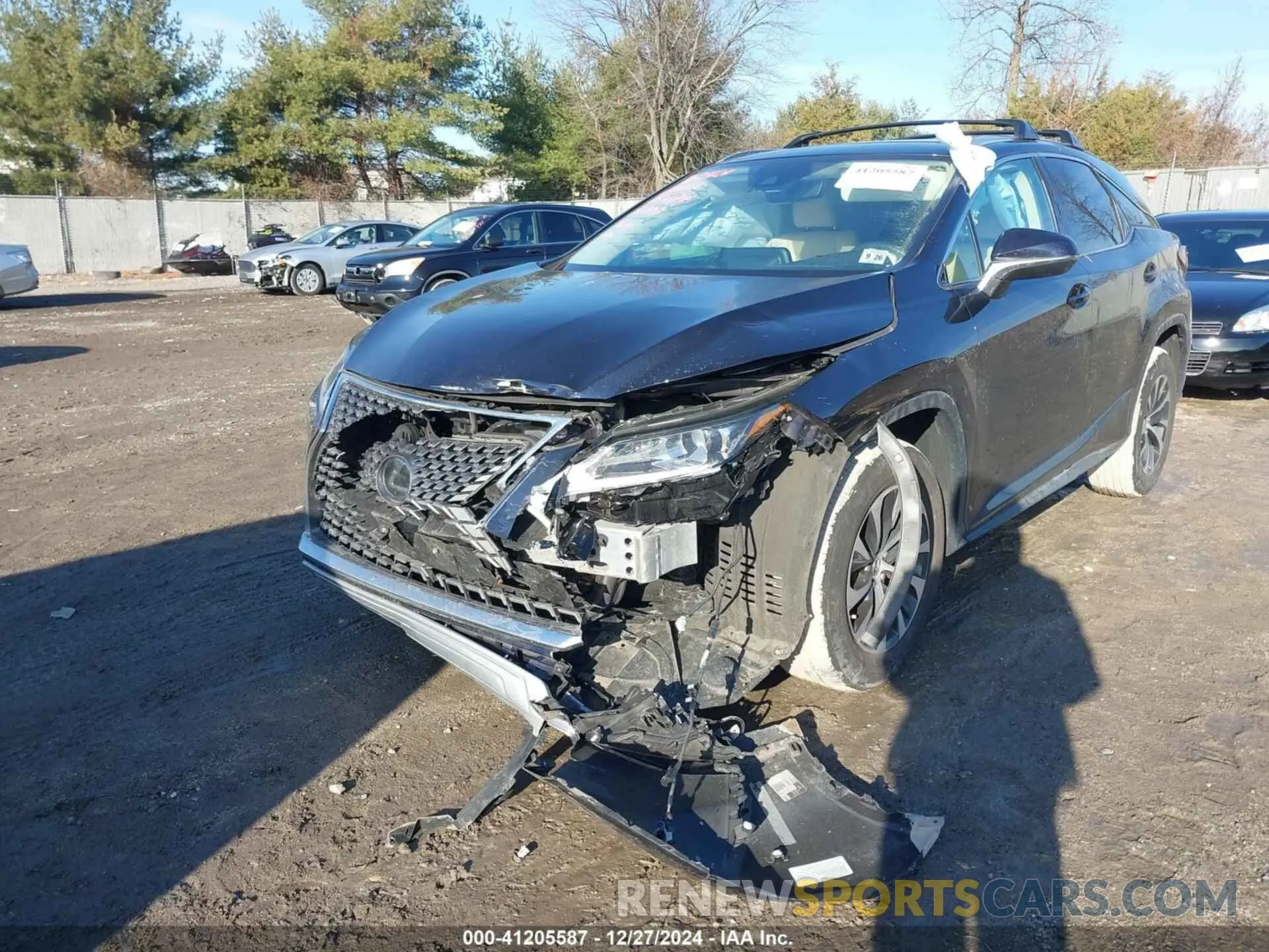 2 fotografías del automóvil dañado 2T2HZMDA7NC310819 LEXUS RX 350 2022