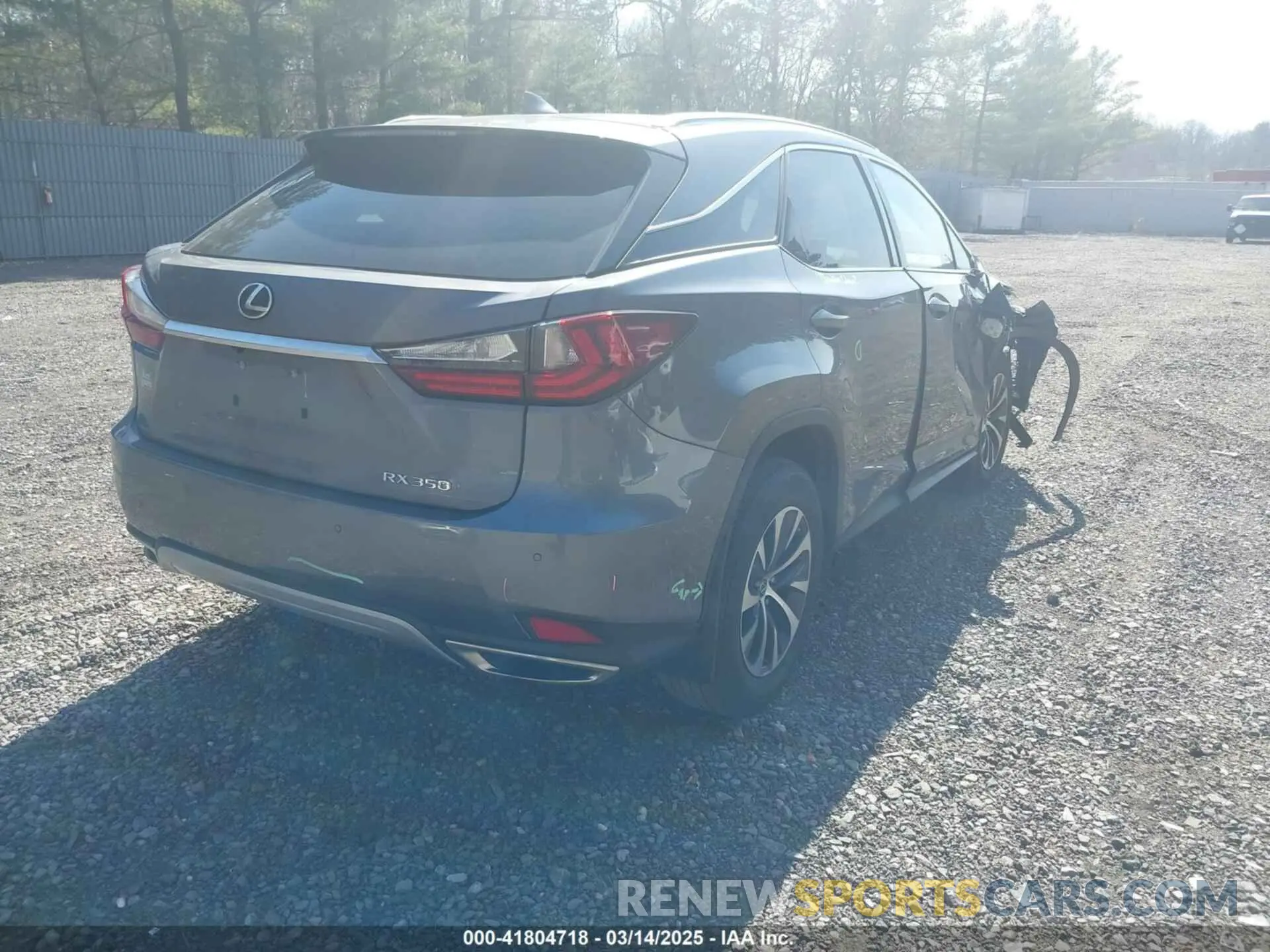 4 fotografías del automóvil dañado 2T2HZMDA7NC321027 LEXUS RX 350 2022