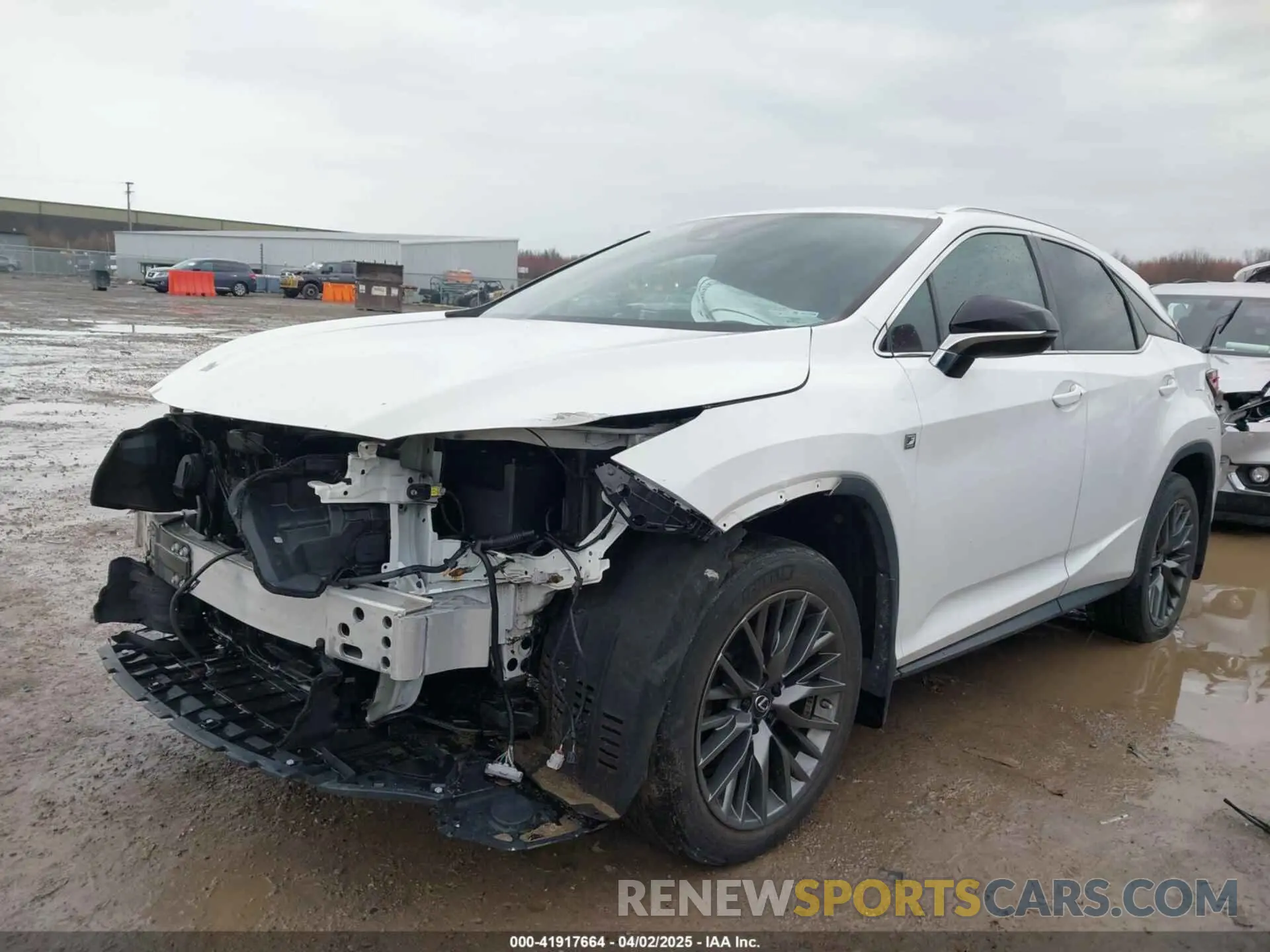 2 fotografías del automóvil dañado 2T2SZMDA0NC313356 LEXUS RX 350 2022