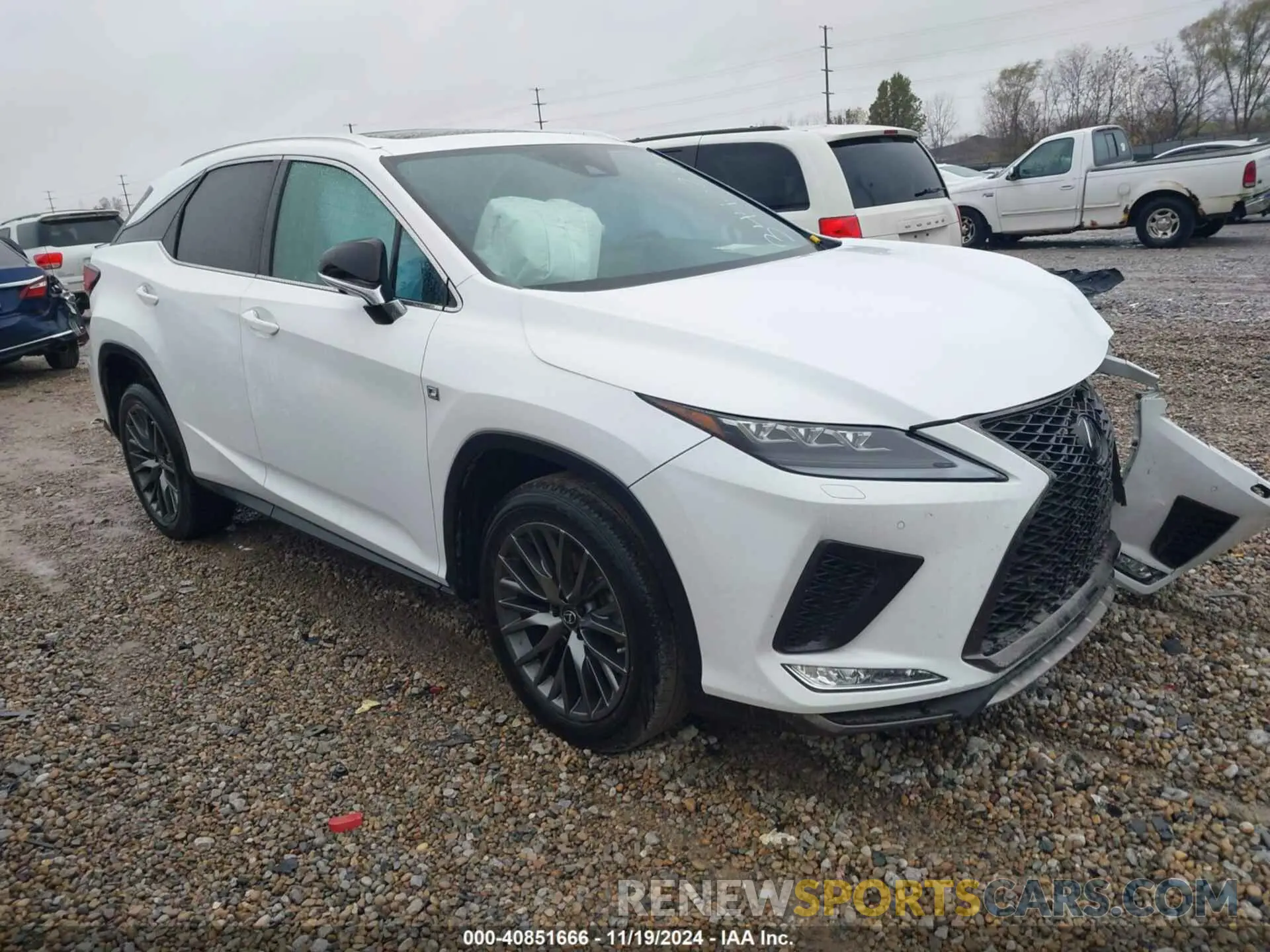 1 fotografías del automóvil dañado 2T2SZMDA8NC344029 LEXUS RX 350 2022