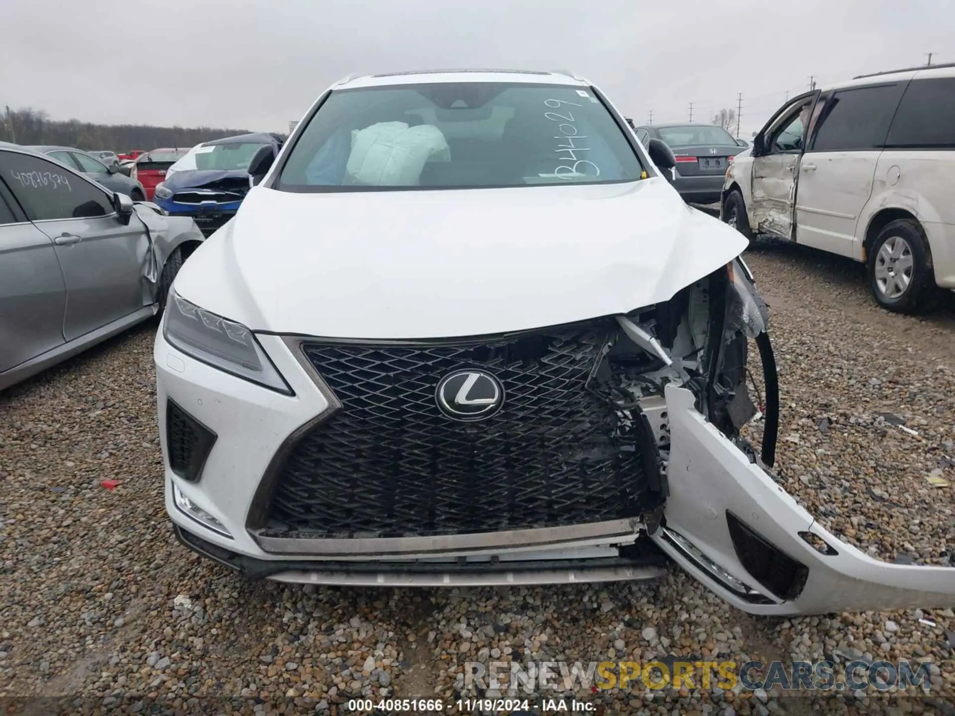 12 fotografías del automóvil dañado 2T2SZMDA8NC344029 LEXUS RX 350 2022