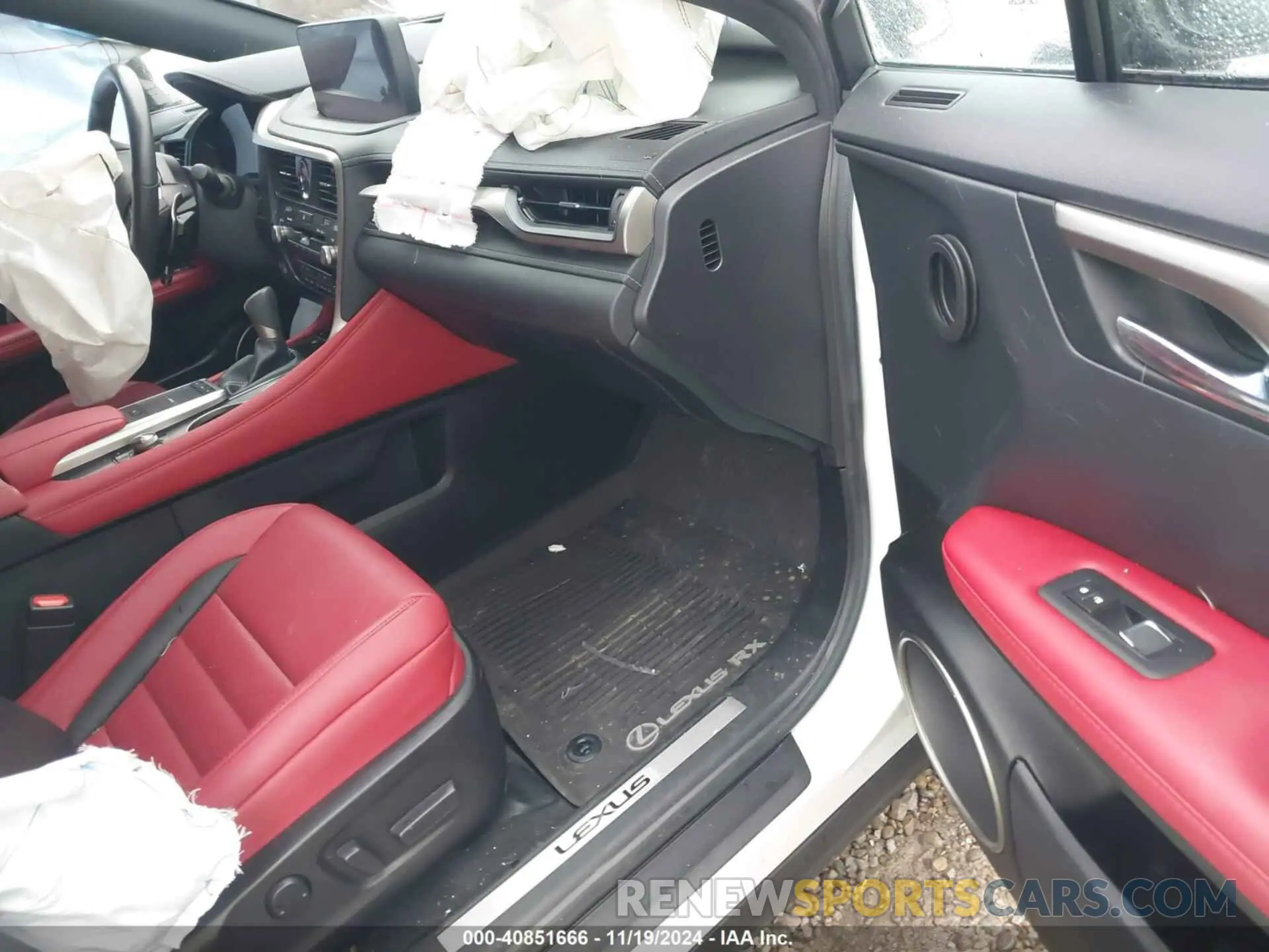 5 fotografías del automóvil dañado 2T2SZMDA8NC344029 LEXUS RX 350 2022