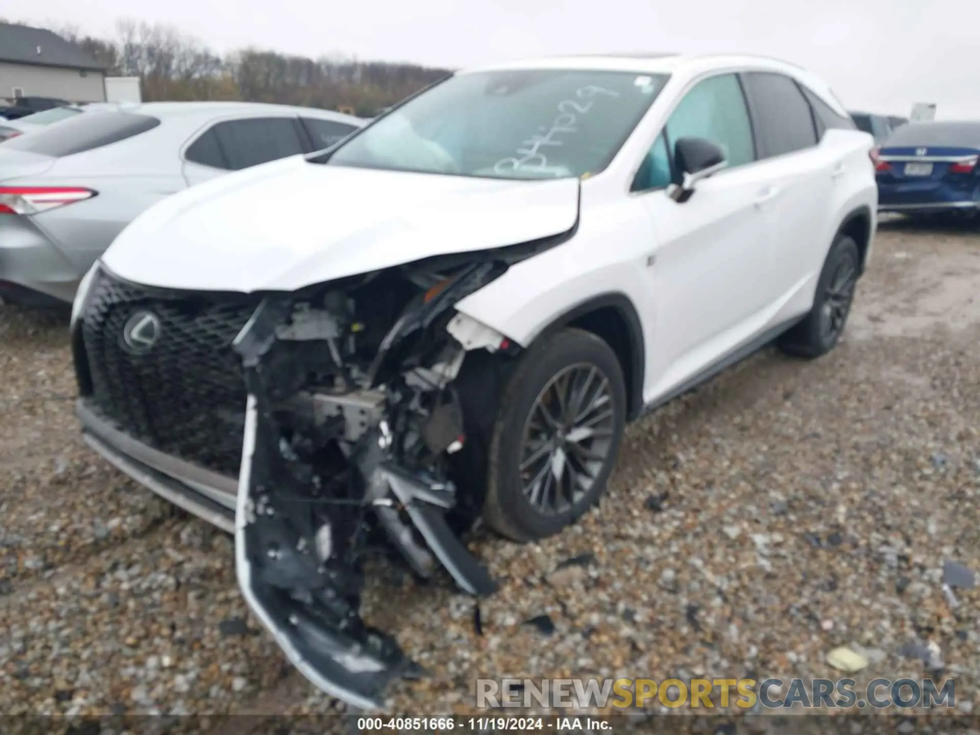 6 fotografías del automóvil dañado 2T2SZMDA8NC344029 LEXUS RX 350 2022