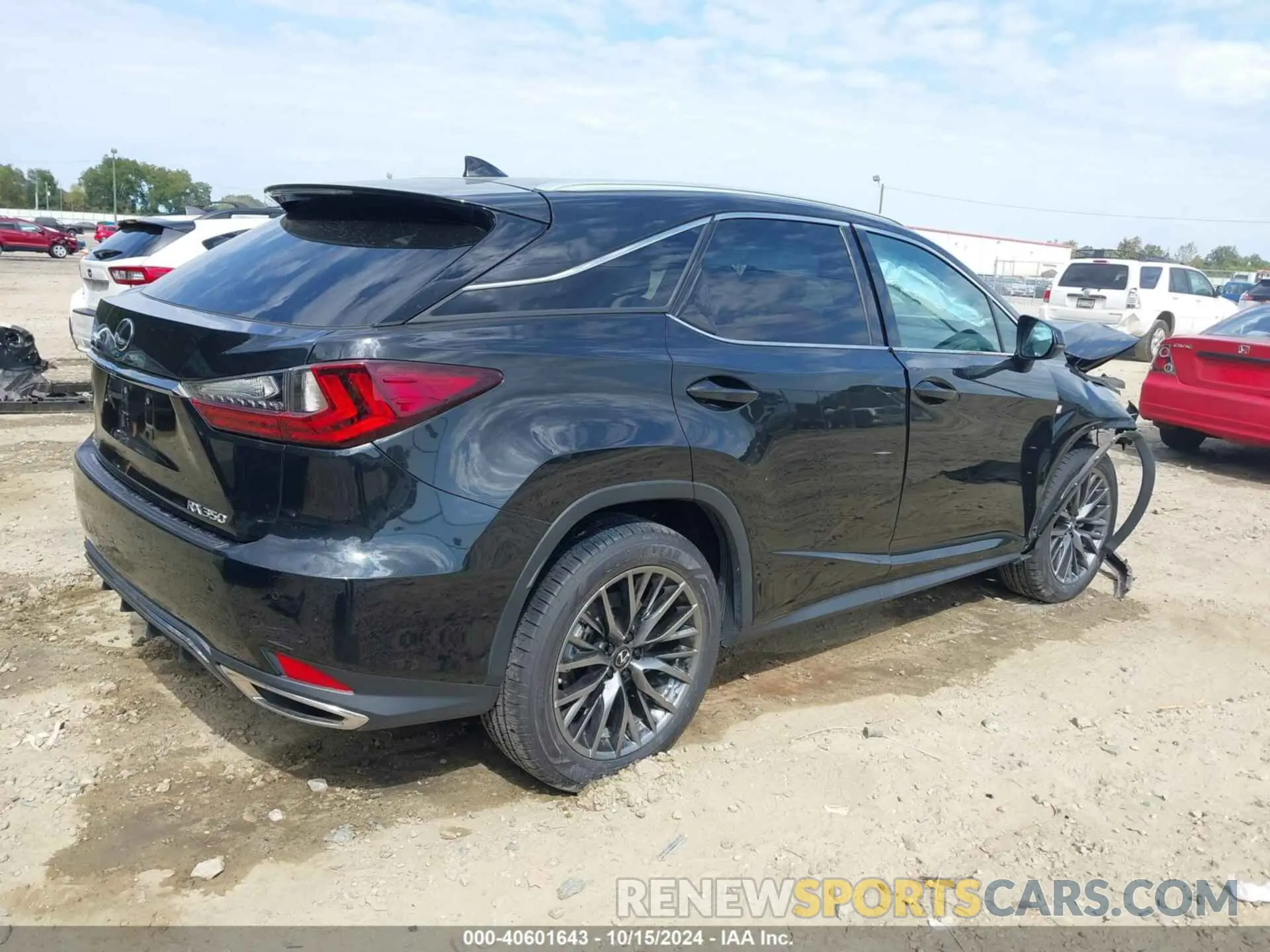 4 fotografías del automóvil dañado 2T2YZMDA3NC329321 LEXUS RX 350 2022