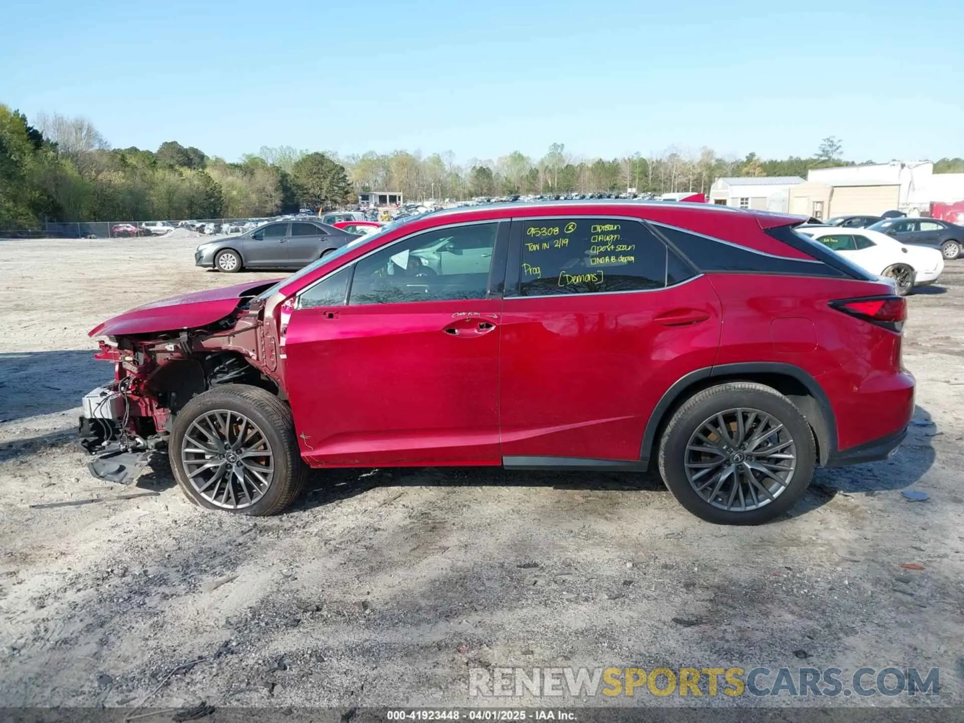 15 fotografías del automóvil dañado 2T2YZMDA8NC312093 LEXUS RX 350 2022