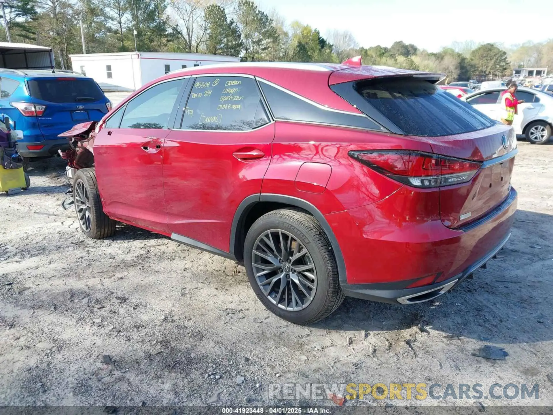 3 fotografías del automóvil dañado 2T2YZMDA8NC312093 LEXUS RX 350 2022
