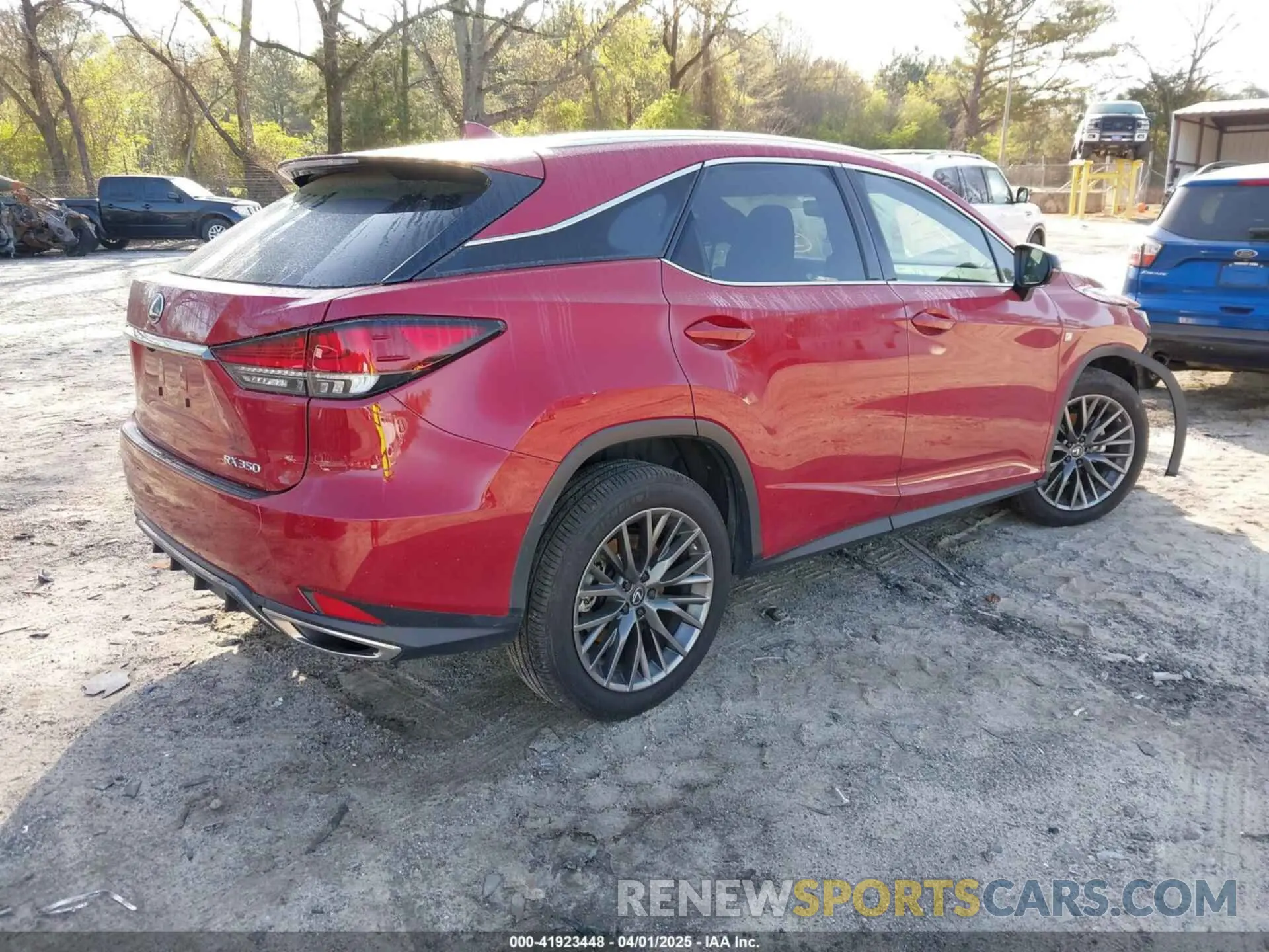 4 fotografías del automóvil dañado 2T2YZMDA8NC312093 LEXUS RX 350 2022
