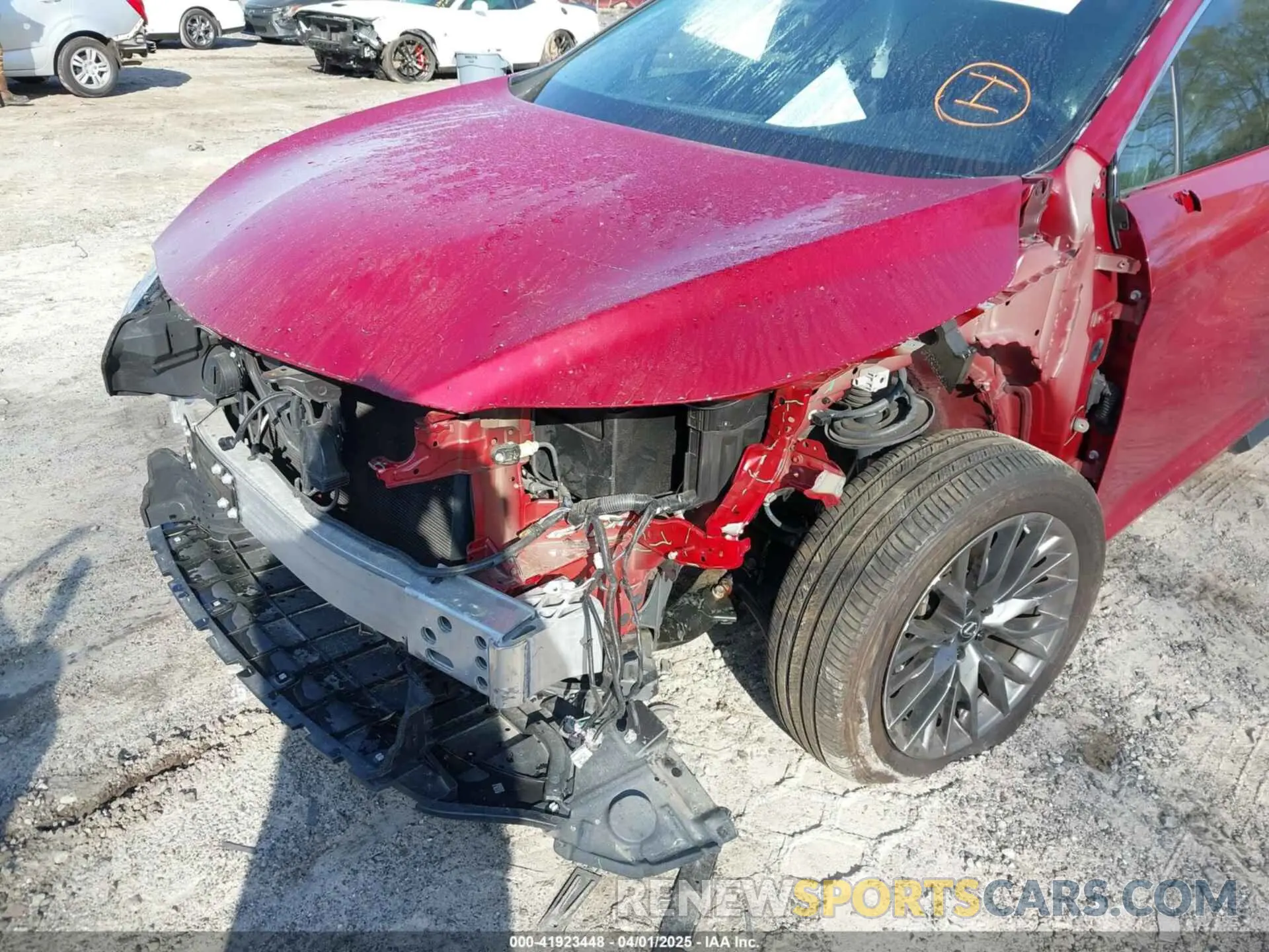 6 fotografías del automóvil dañado 2T2YZMDA8NC312093 LEXUS RX 350 2022